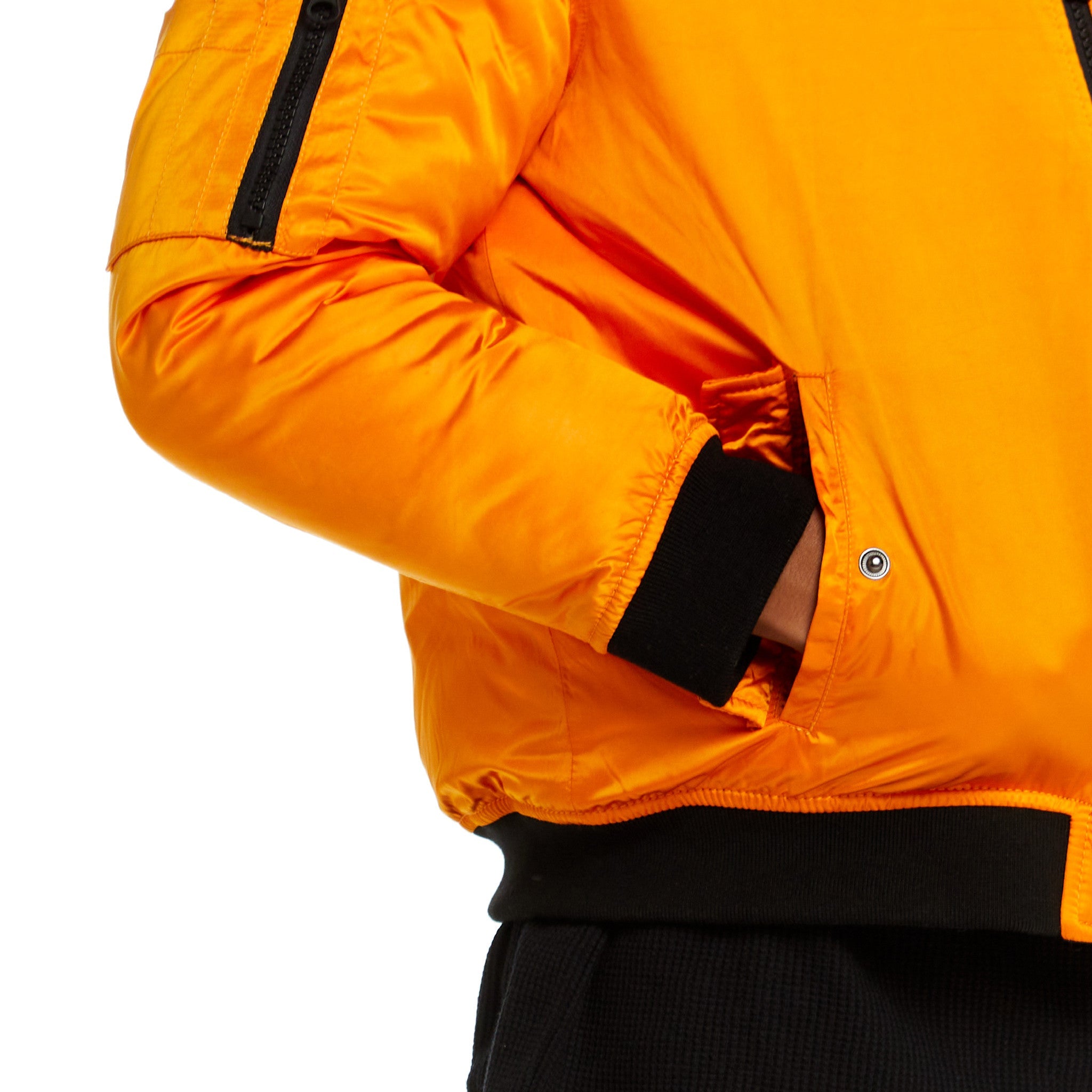 Spaceone X Andy & Evan® | Reversible Bomber Jacket | Orion Orange