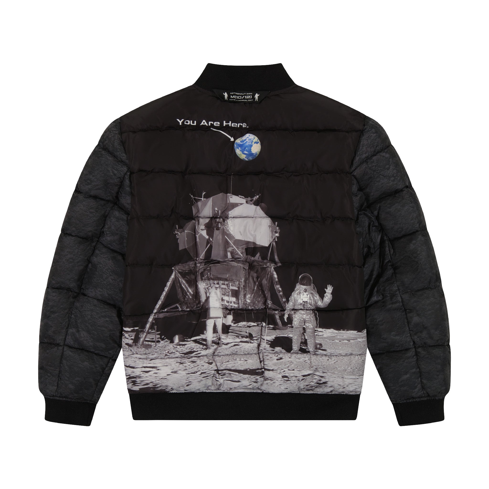 Spaceone X Andy & Evan®| Reversible Bomber Jacket | Galaxy White