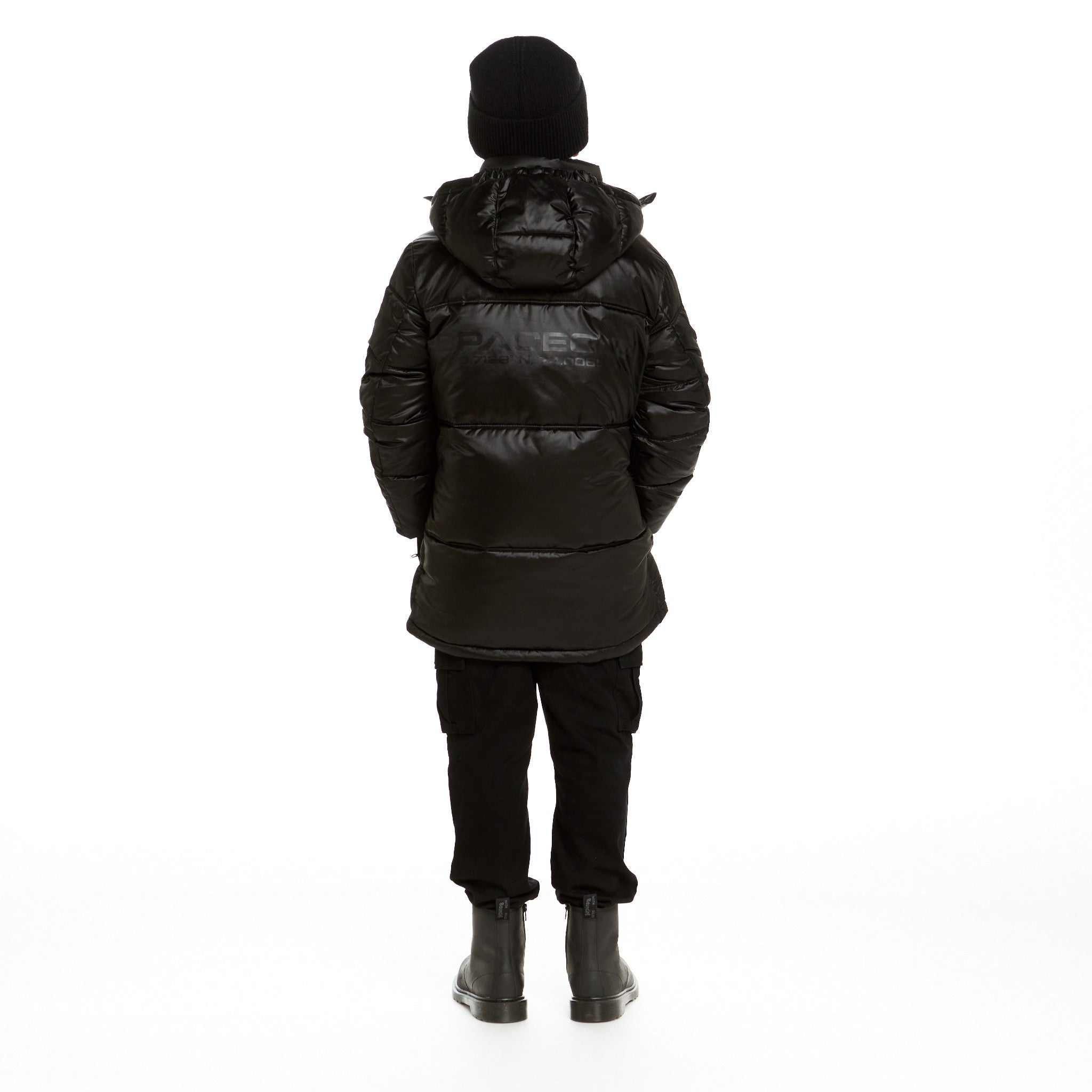 Spaceone X Andy & Evan® | Galactic Puffer Jacket | Deep Space Black