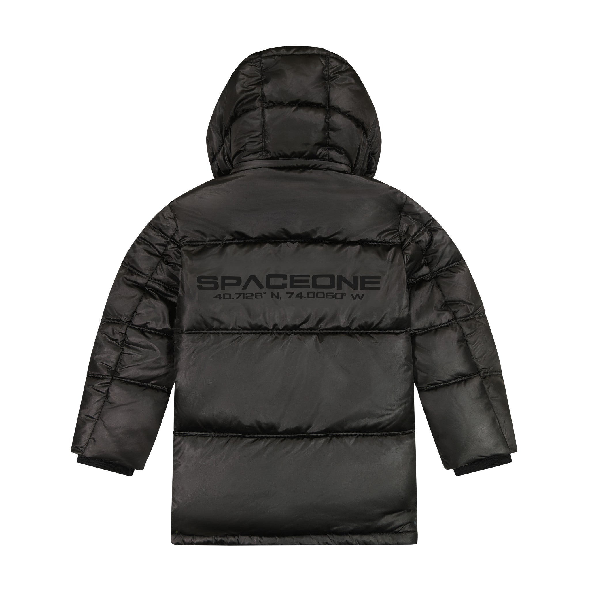 Spaceone X Andy & Evan® | Galactic Puffer Jacket | Deep Space Black