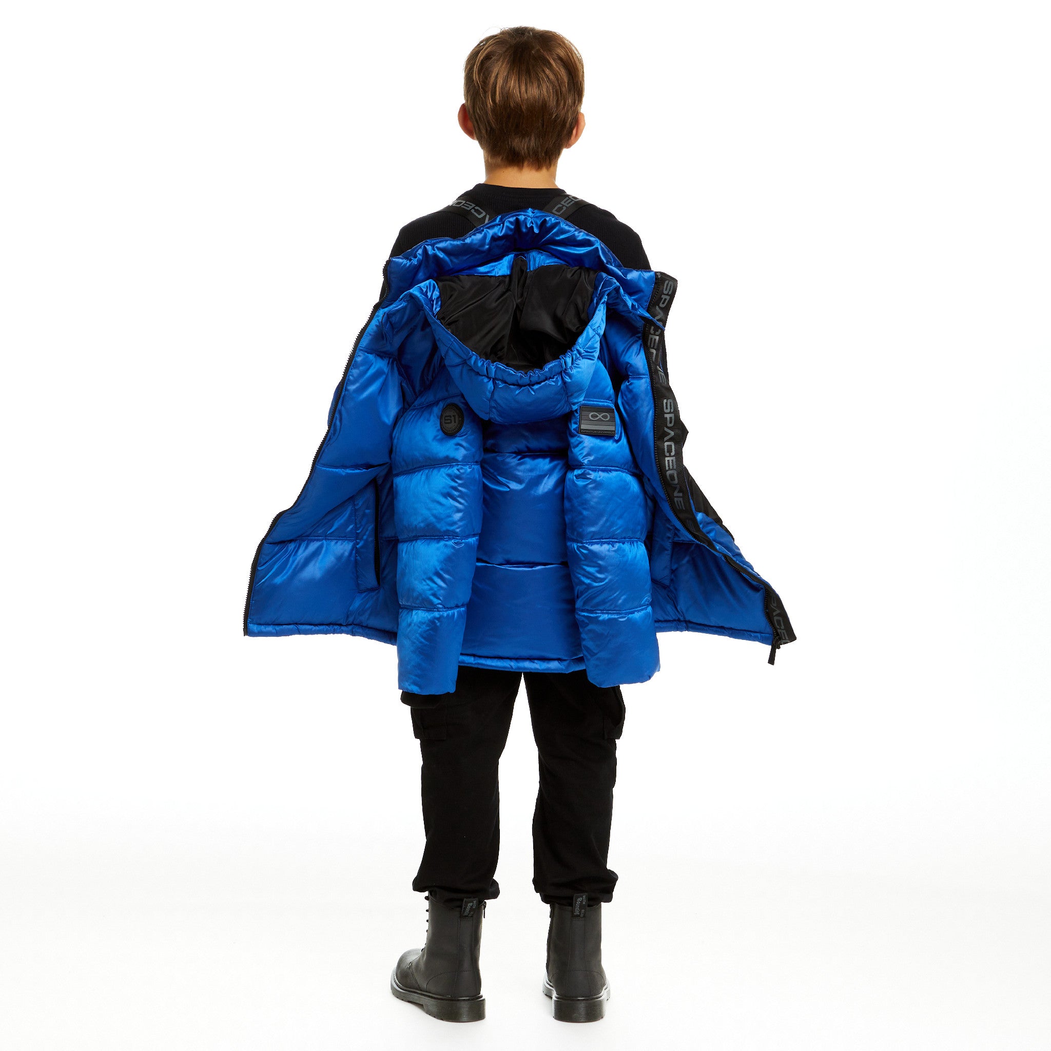 Spaceone X Andy & Evan® | Galactic Puffer Jacket | Astronaut Blue