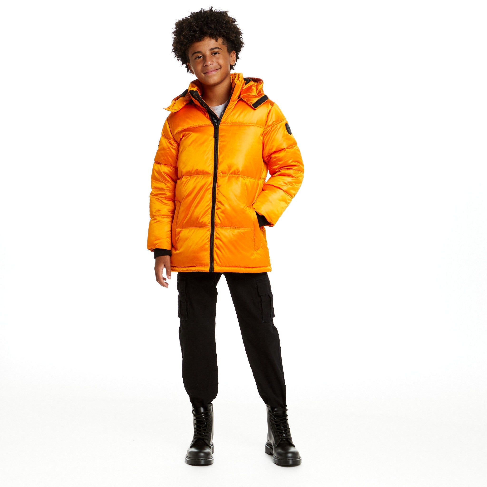 Spaceone X Andy & Evan® | Galactic Puffer Jacket | Orion Orange