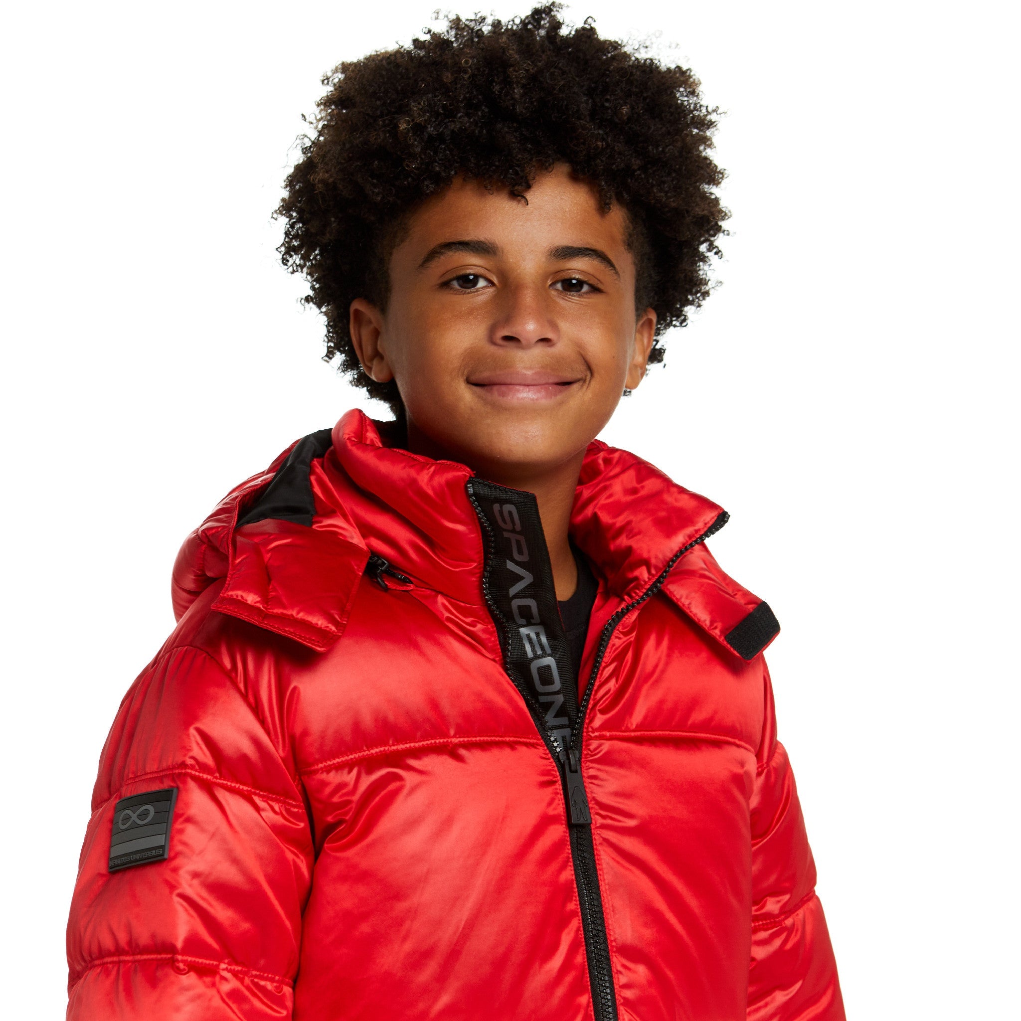 Spaceone X Andy & Evan® | Galactic Puffer Jacket | Mars Red