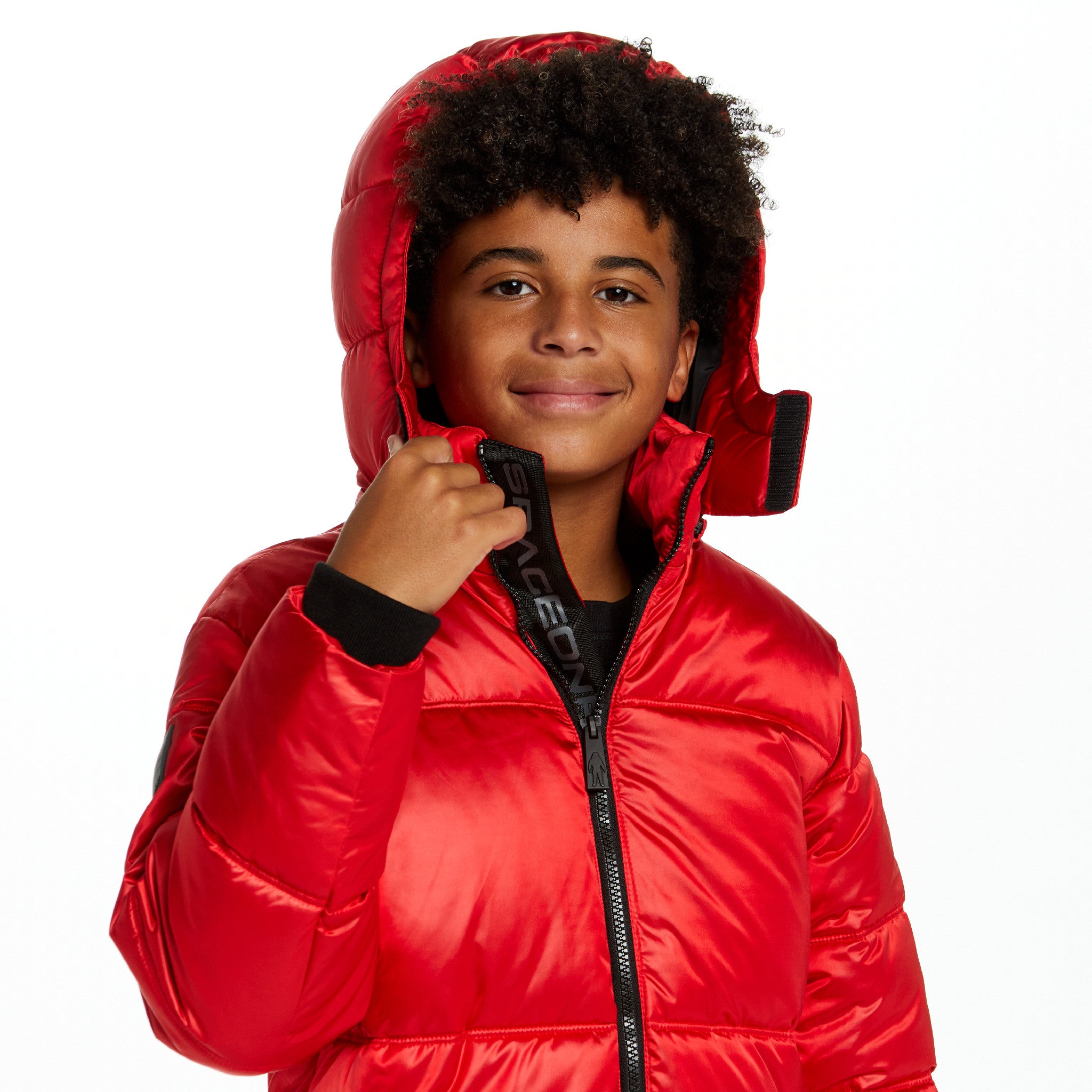 Spaceone X Andy & Evan® | Galactic Puffer Jacket | Mars Red