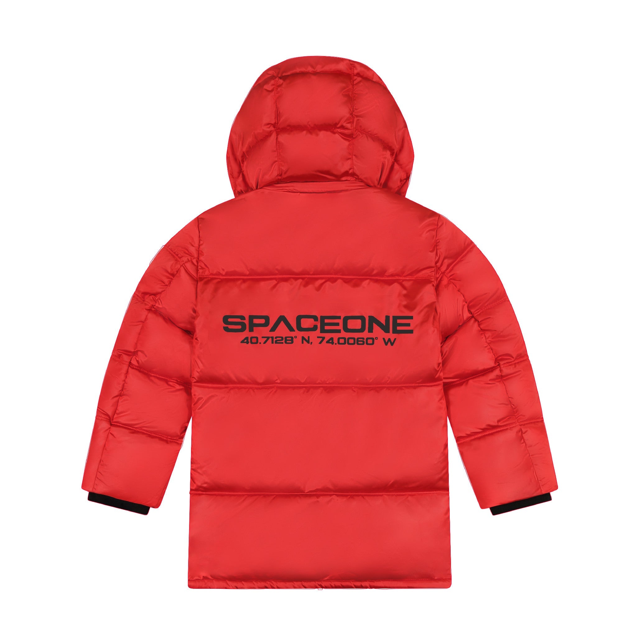 Spaceone X Andy & Evan® | Galactic Puffer Jacket | Mars Red