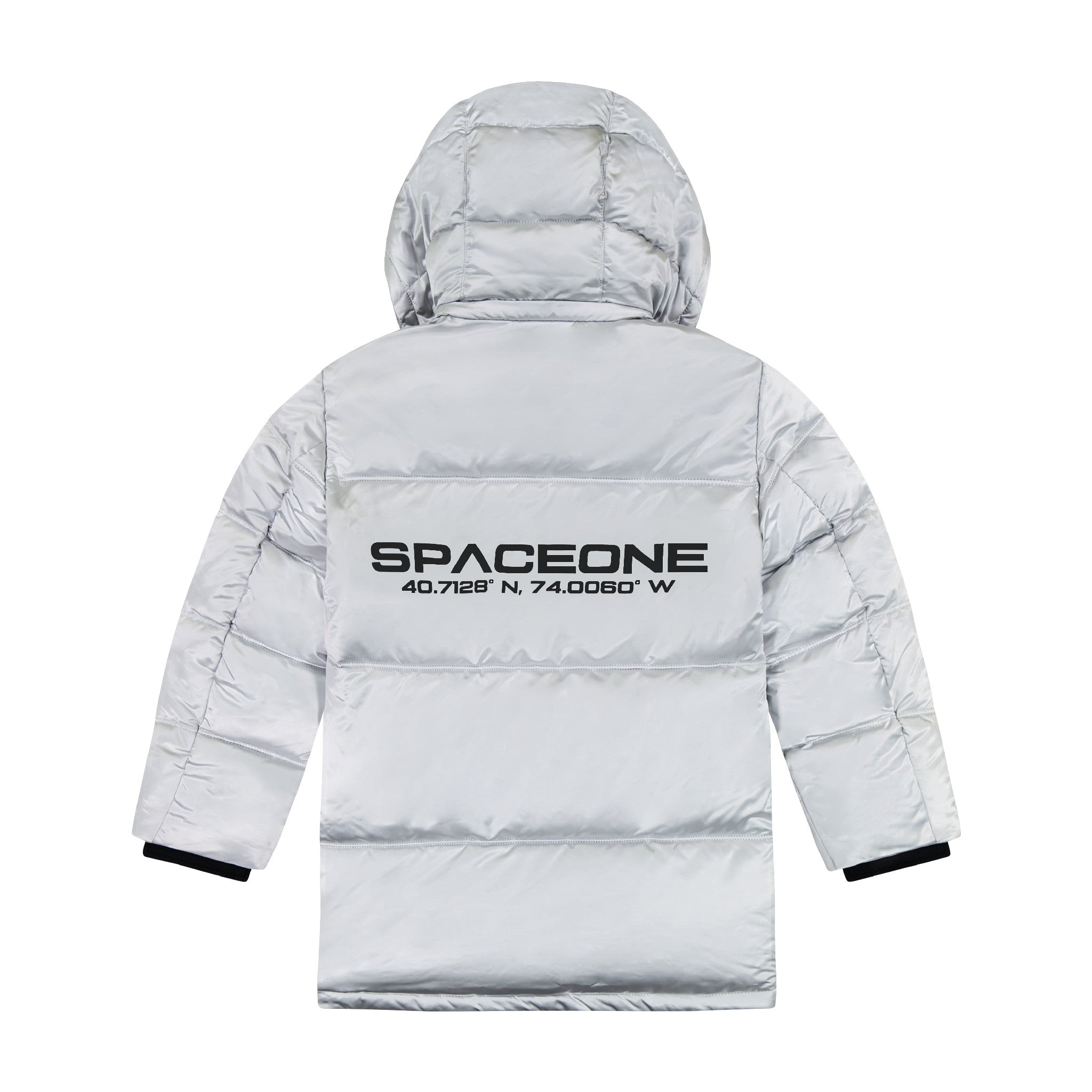 Spaceone X Andy & Evan®| Galactic Puffer Jacket | Galaxy White