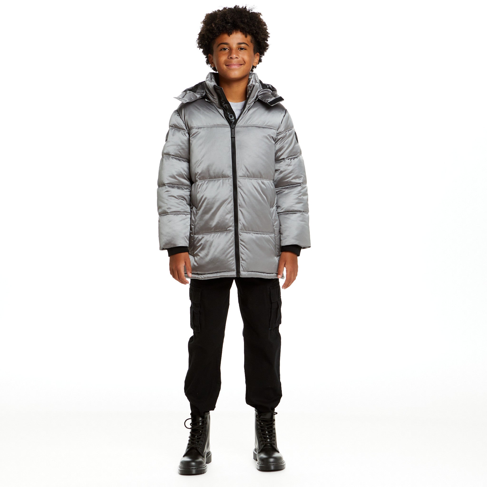 Spaceone X Andy & Evan® | Galactic Puffer Jacket | Moon Grey