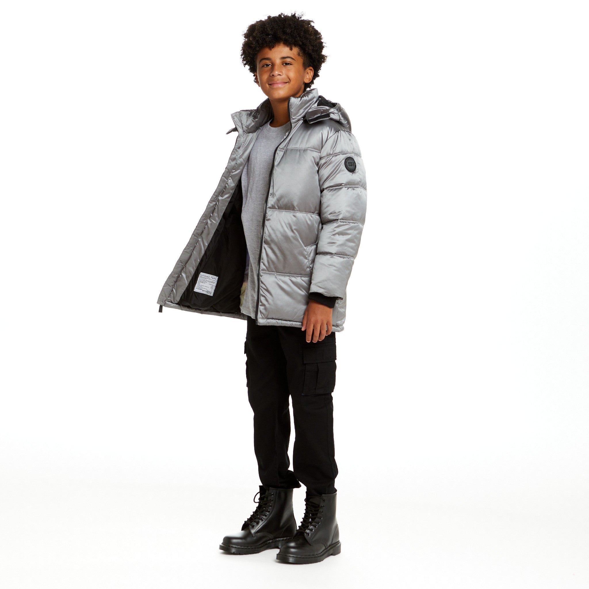 Spaceone X Andy & Evan® | Galactic Puffer Jacket | Moon Grey