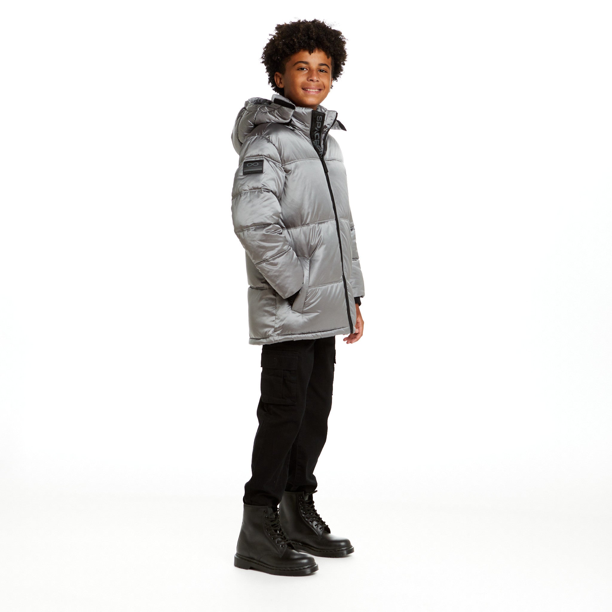 Spaceone X Andy & Evan® | Galactic Puffer Jacket | Moon Grey