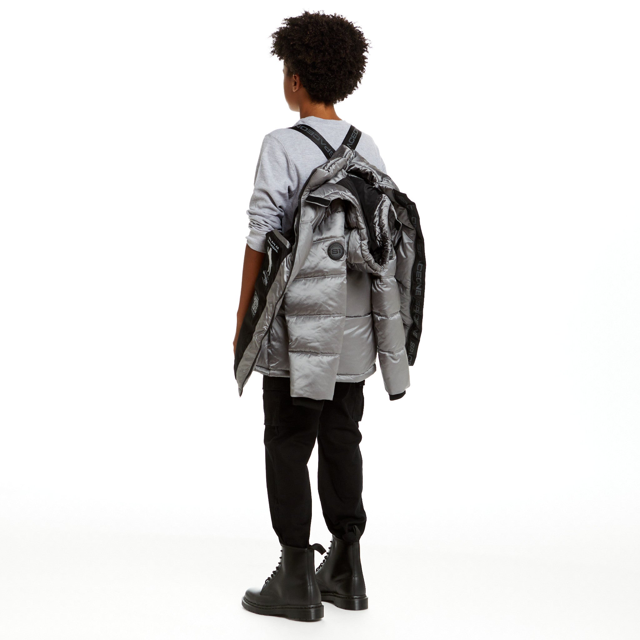 Spaceone X Andy & Evan® | Galactic Puffer Jacket | Moon Grey