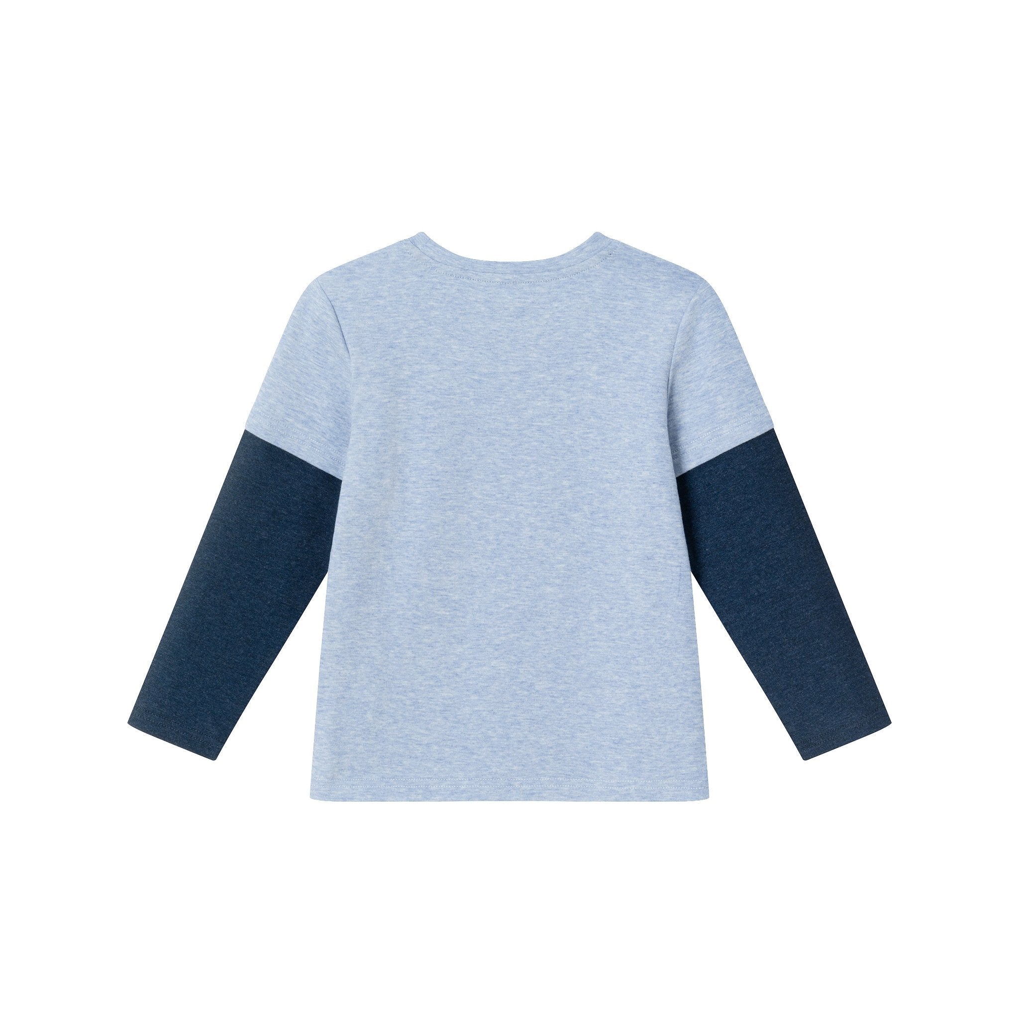 Kids Long Sleeve Two-fer Graphic Tee Shirt | Space Shuttle