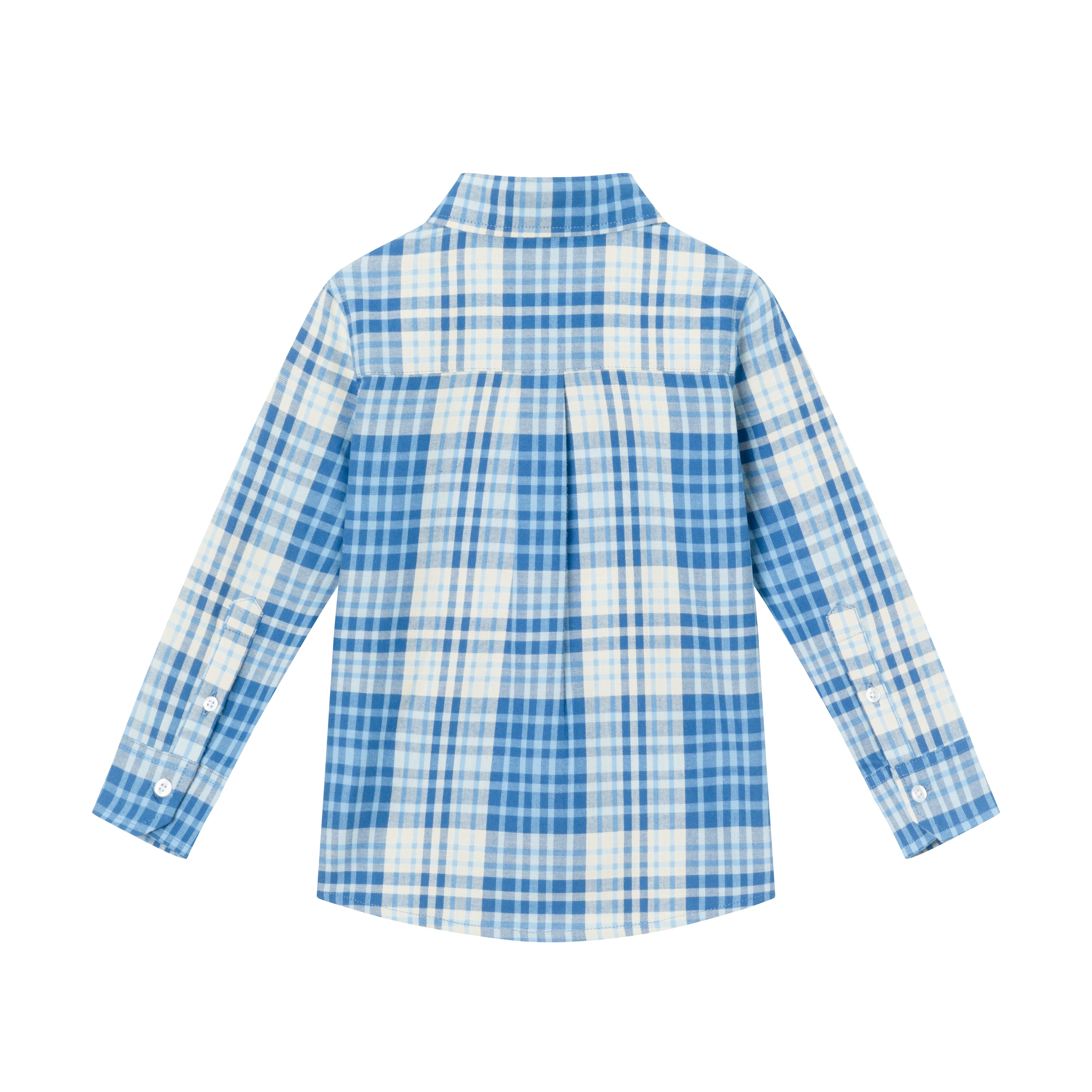 Kids Ultra Soft Buttondown Shirt | Blue Cream