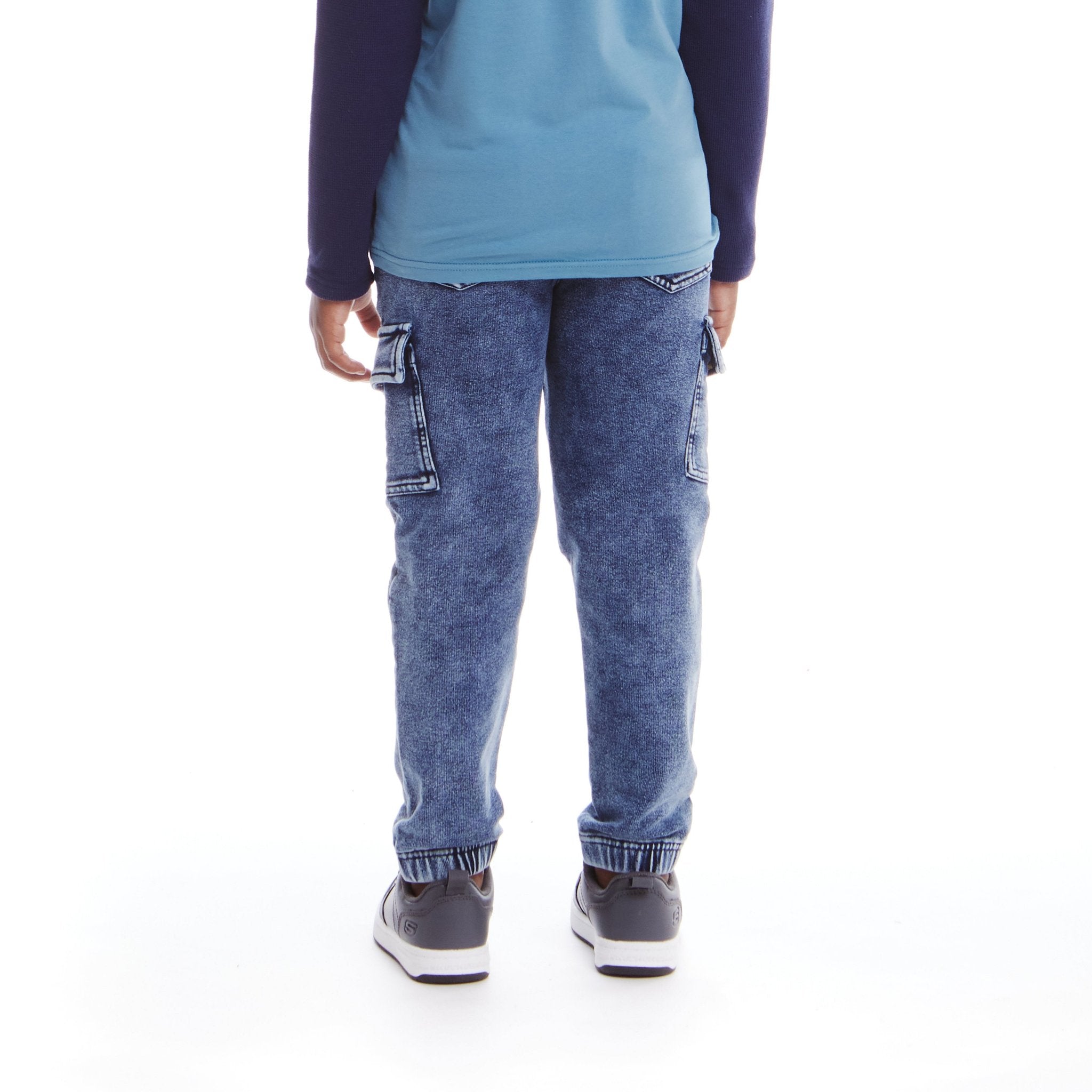 Kids French Terry Jogger | Faux Denim