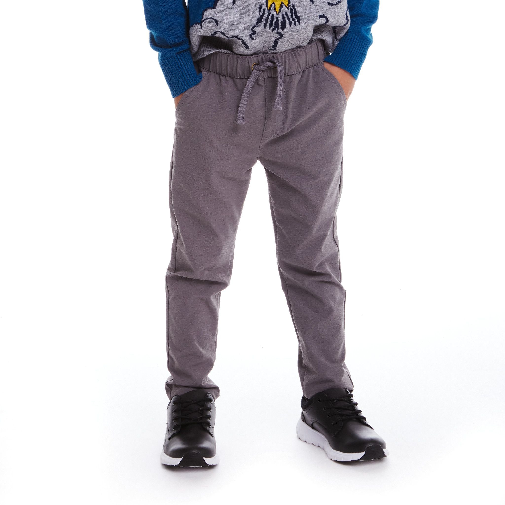 Kids Hybrid Pull-on Pant | Grey