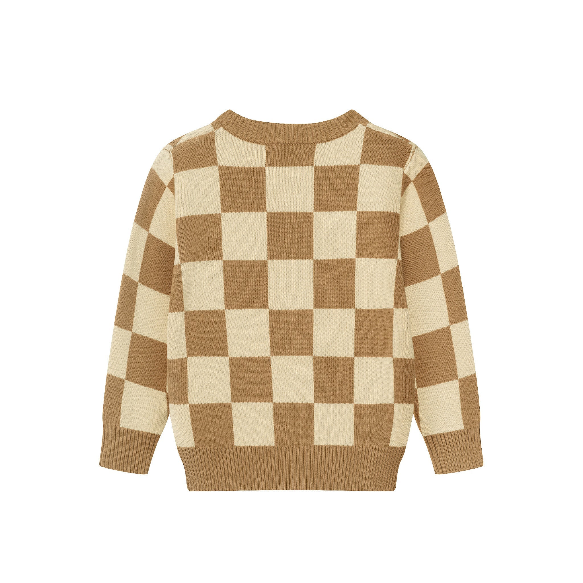 Kids Thankful Dude Sweater | Checkered