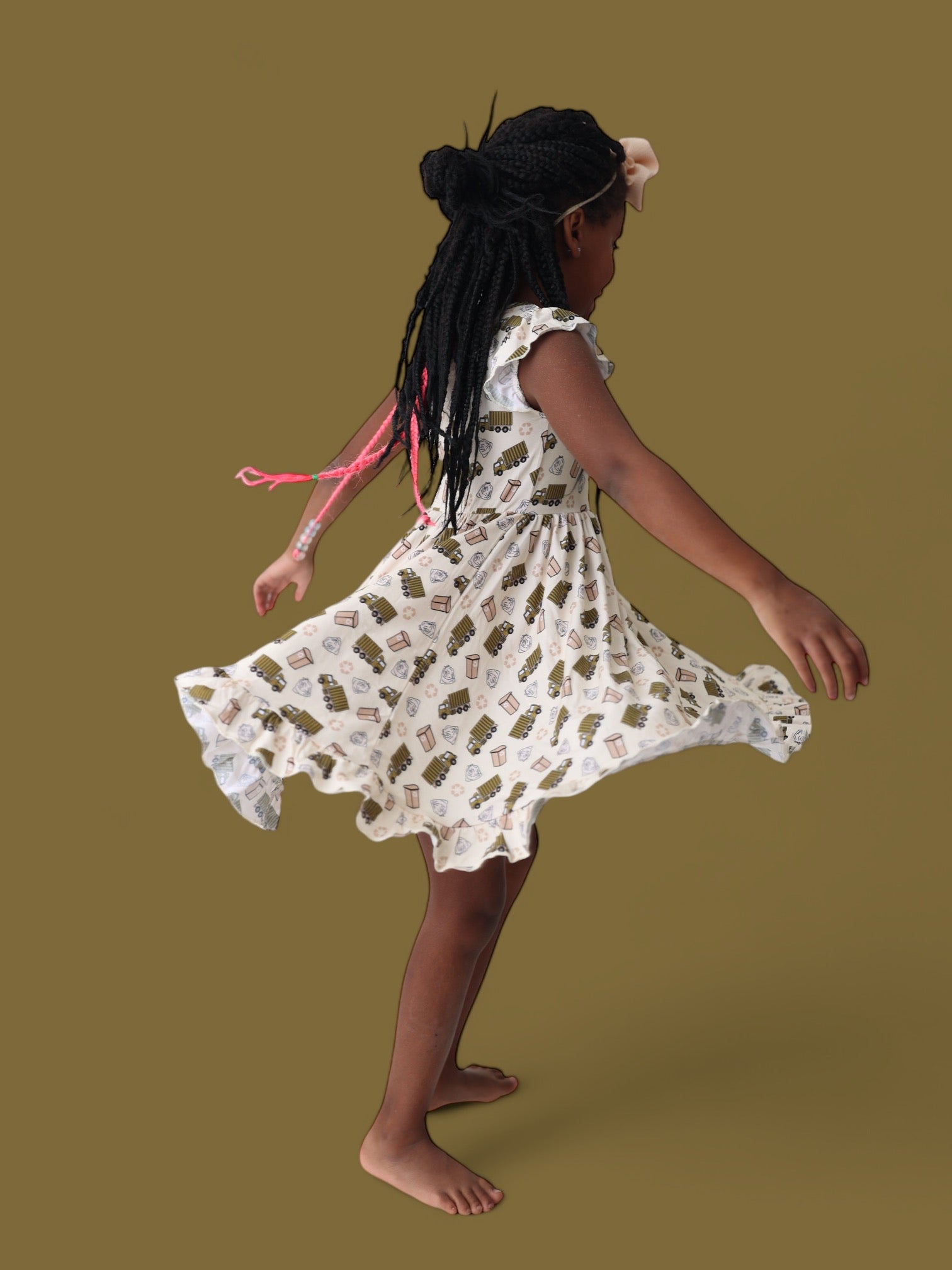 Good Ol' Garbage Dream Ruffle Dress