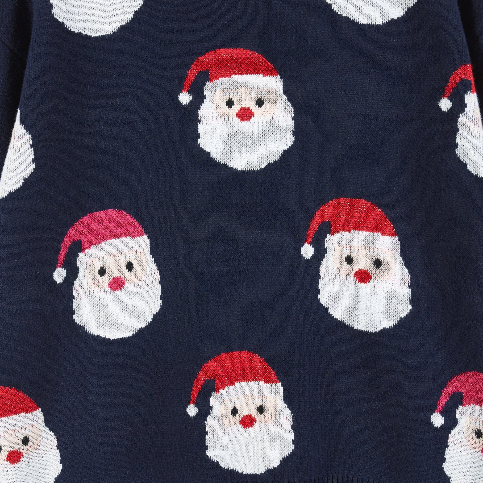 Kids (7-16) Santa Sweater | Navy