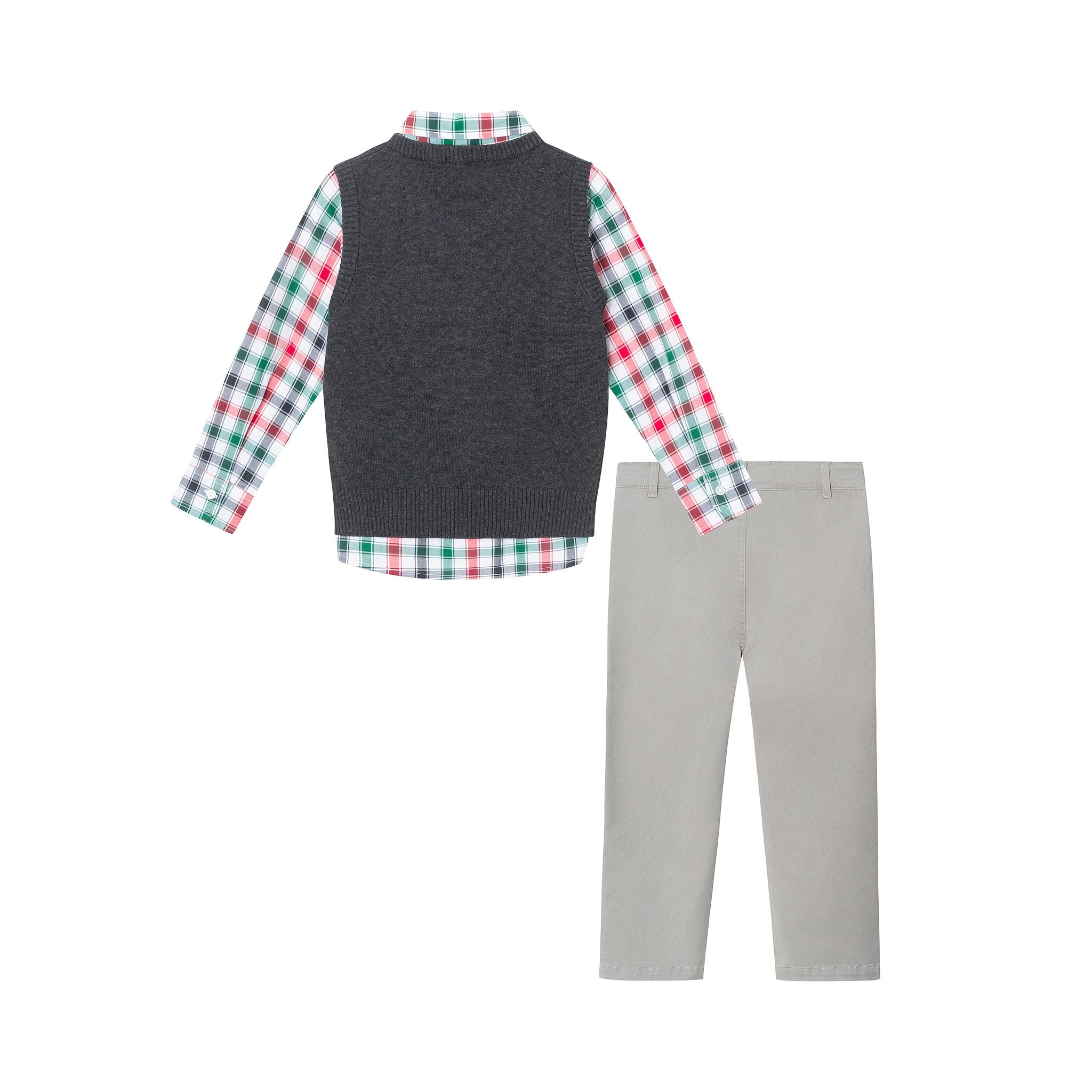 Kids 4-piece Sweater Vest Set | Holiday Gent