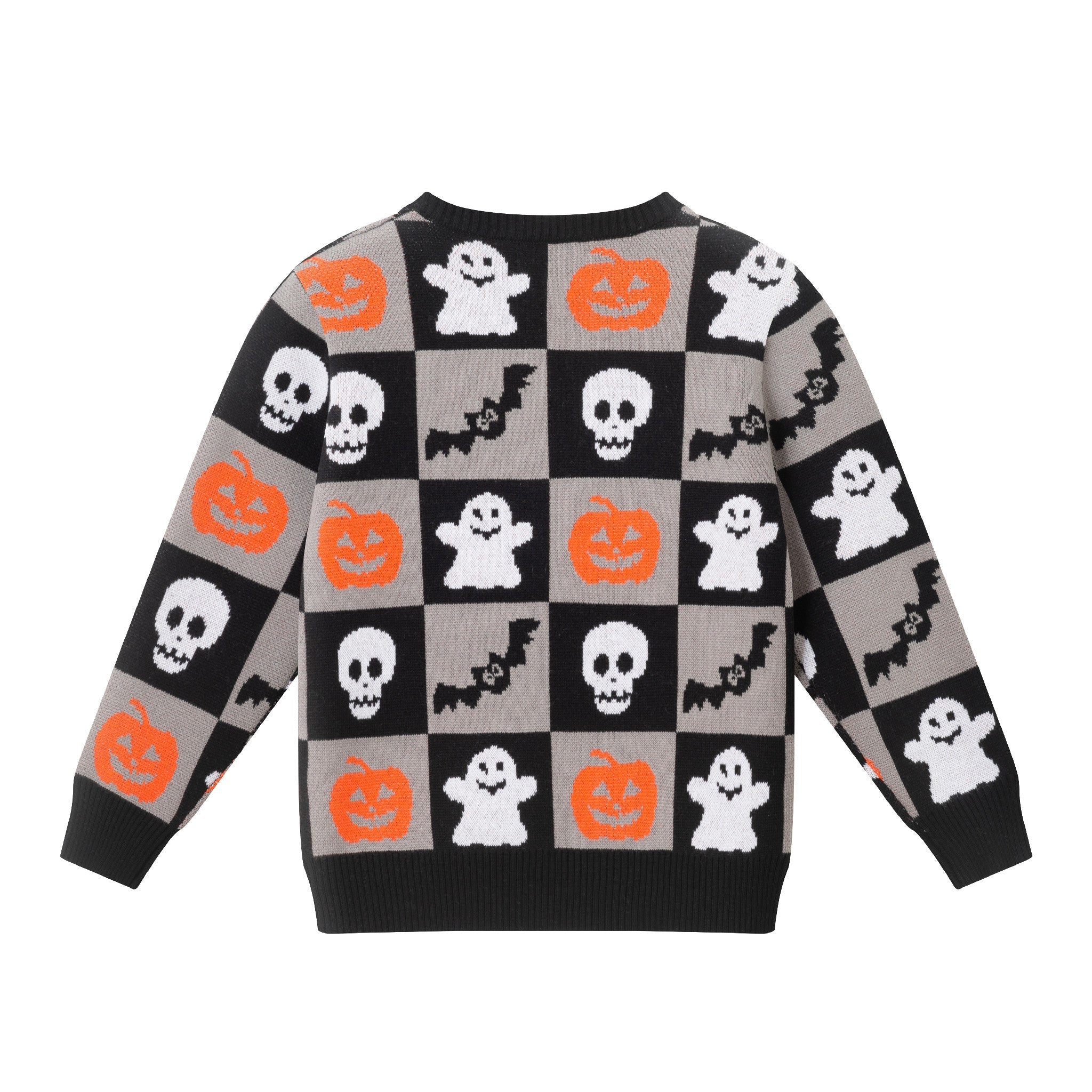 Kids Graphic Sweater | Spooky Sqaures