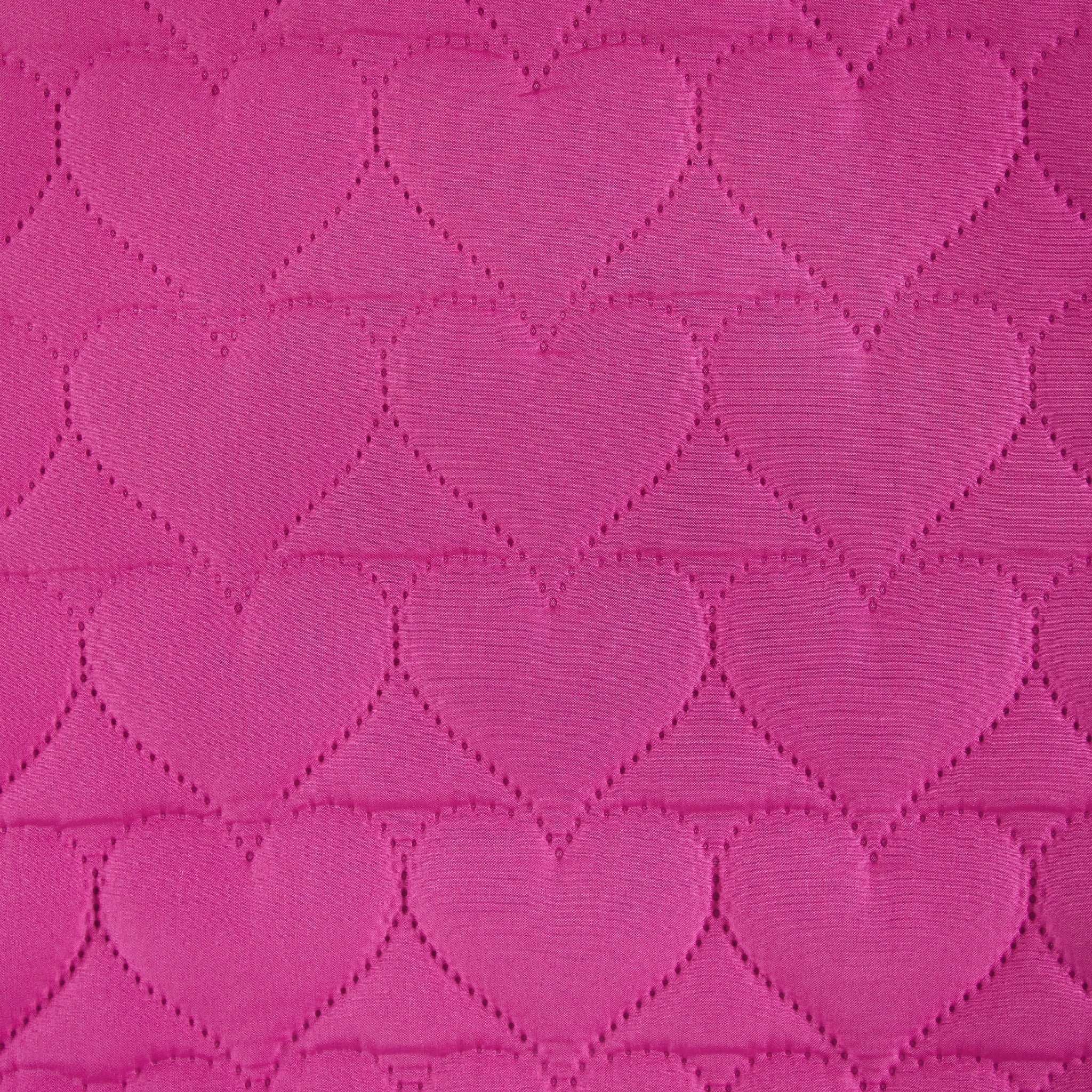 Kids Hooded Quilted Jacket | Pink Hearts