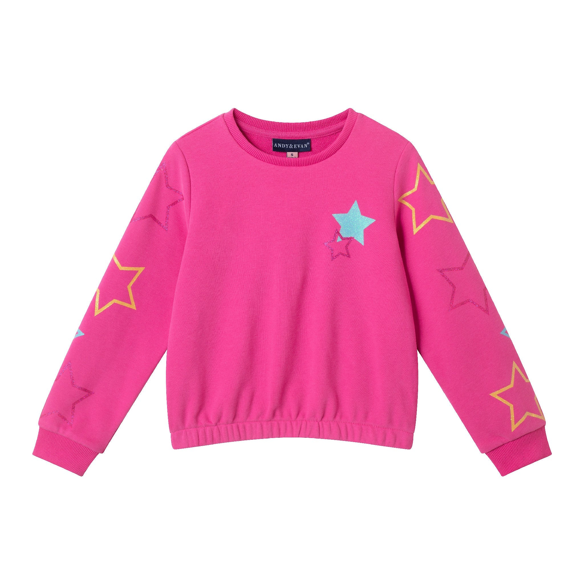 Kids Sweatshirt & Dress Set | Pink Star