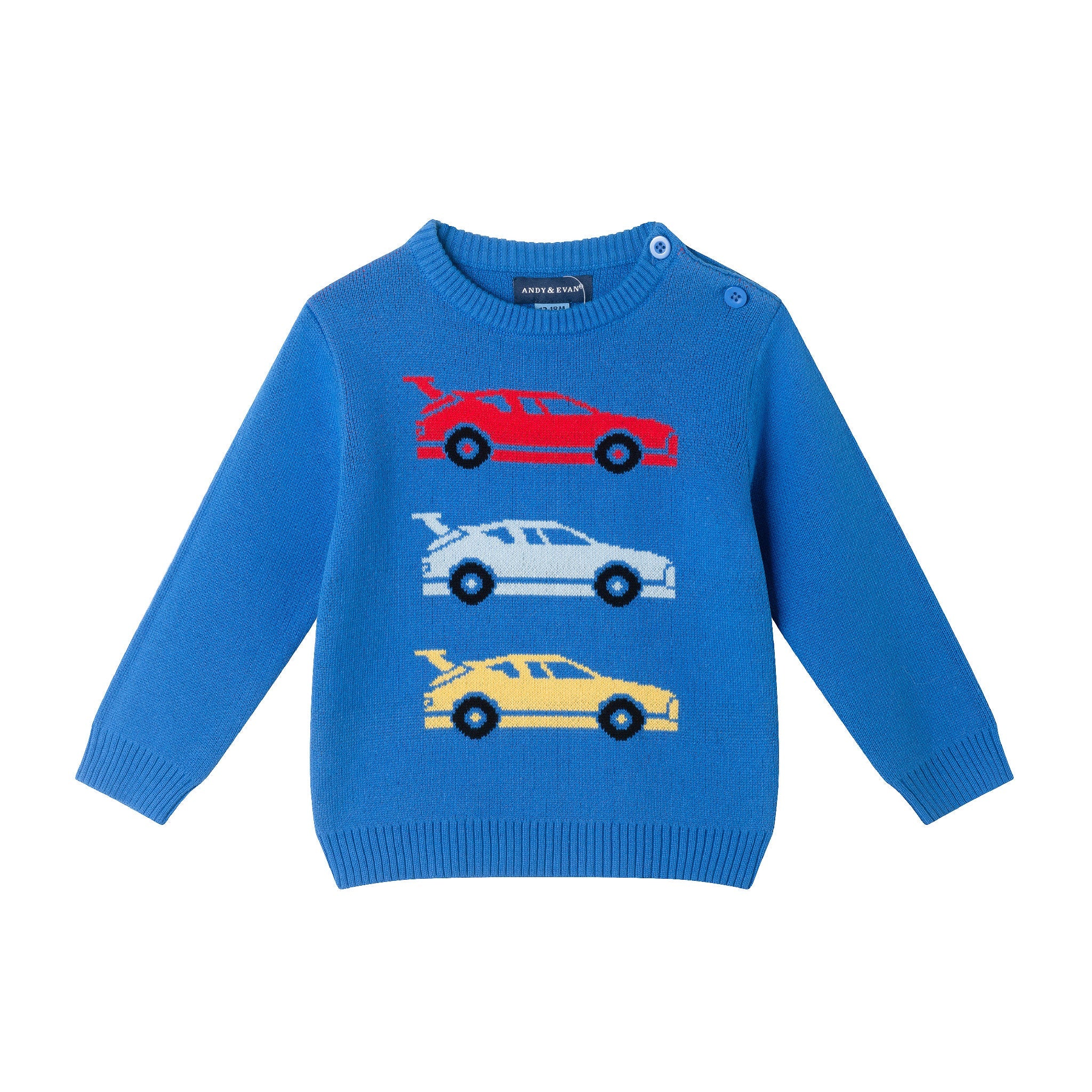 Infant Sweater Set | Blue Racecar