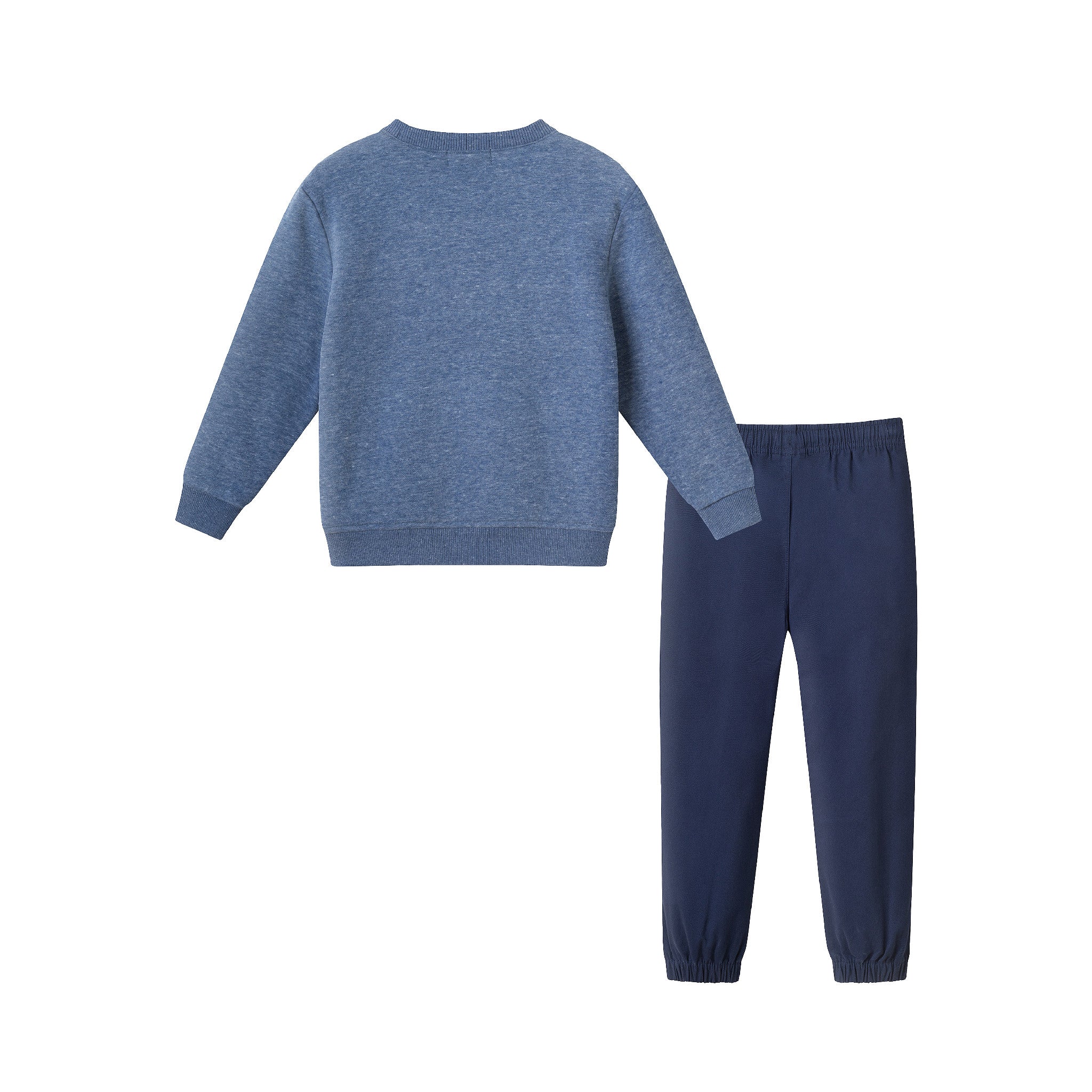 Kids Sweater & Twill Jogger Set | Navy Polar Bear