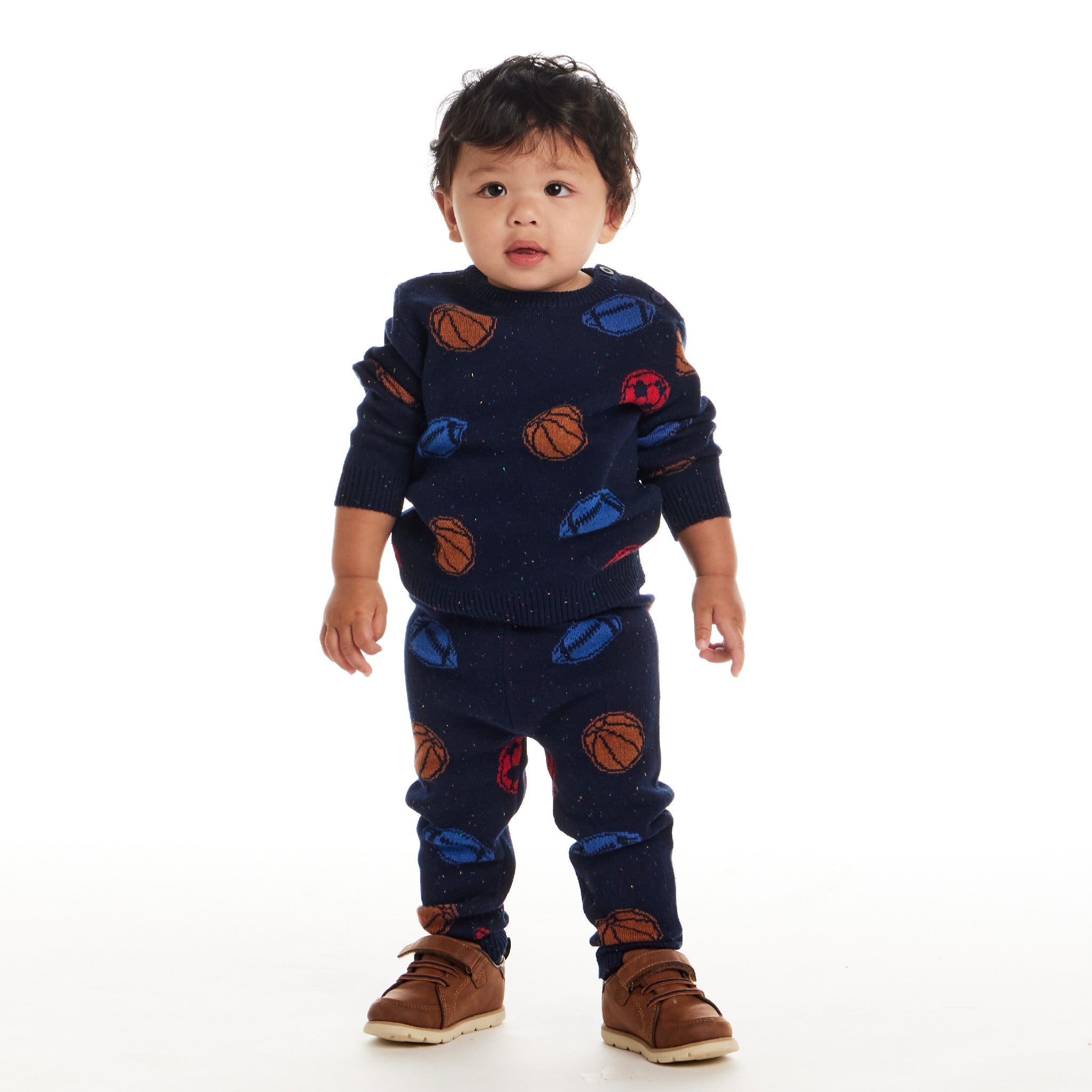 Infant Baby Sweater Set | Navy Sports