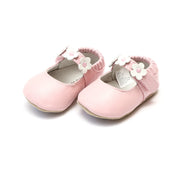 Hope Soft Leather Flower Strap Crib Mary Jane (infant)