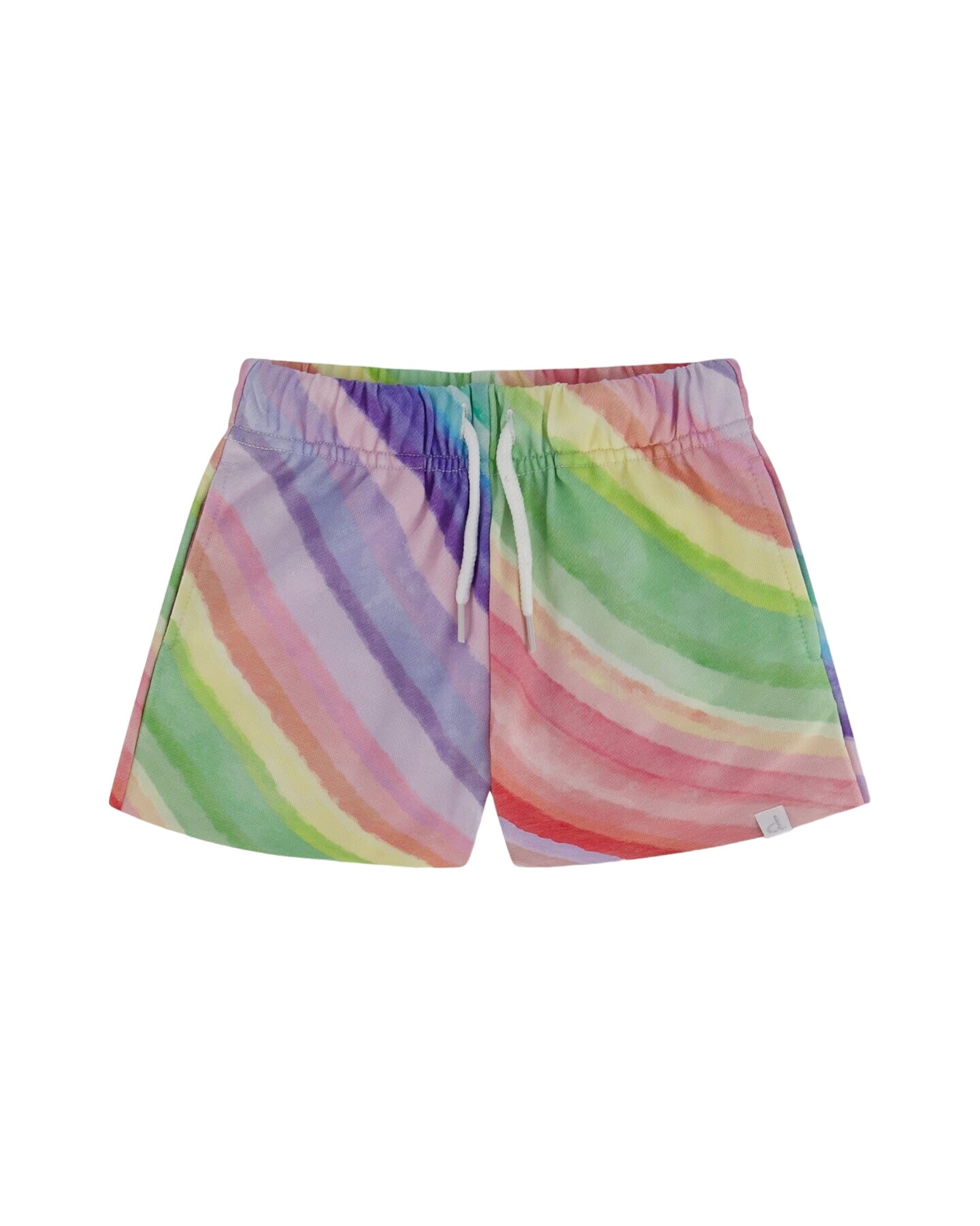 French Terry Short Rainbow Stripe