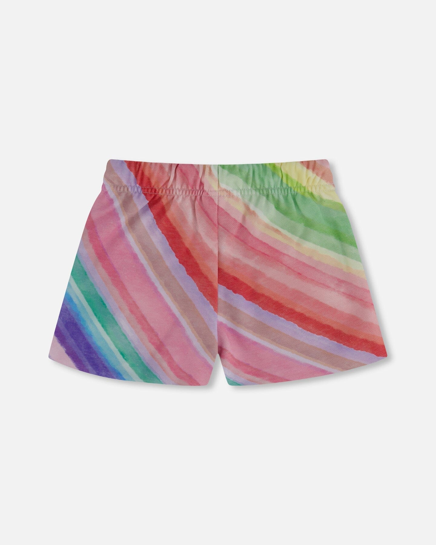 French Terry Short Rainbow Stripe