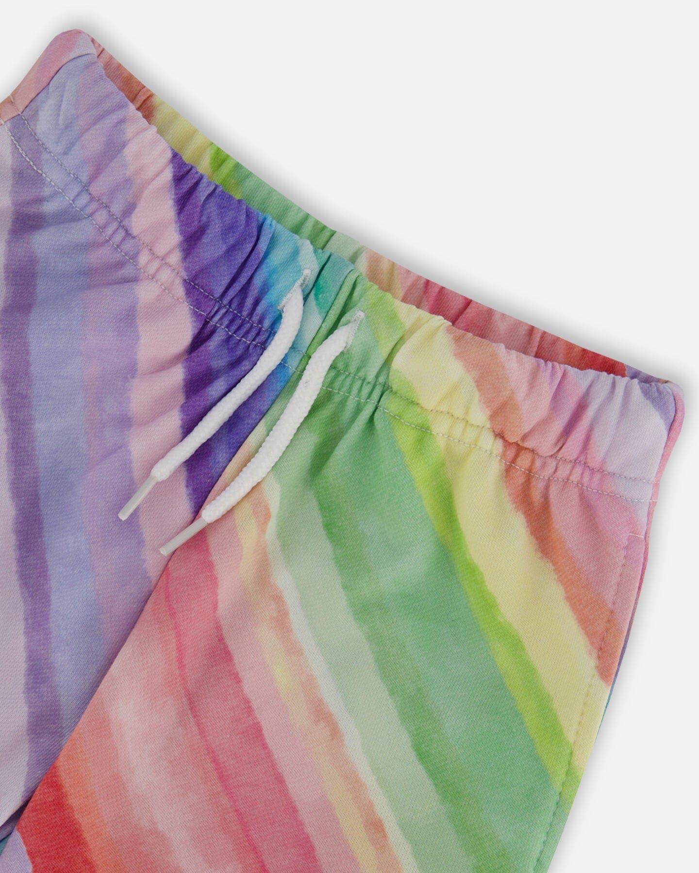 French Terry Short Rainbow Stripe