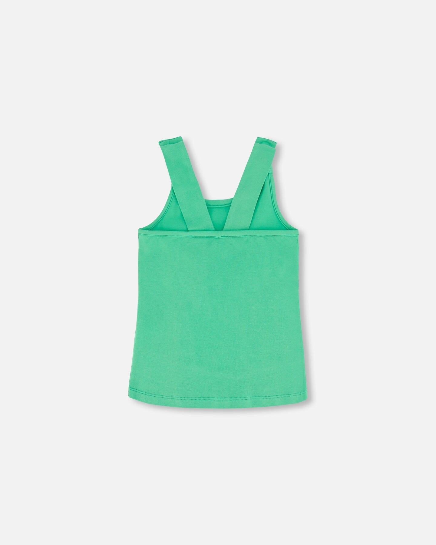 Organic Cotton Tank Top With Print Spring Green