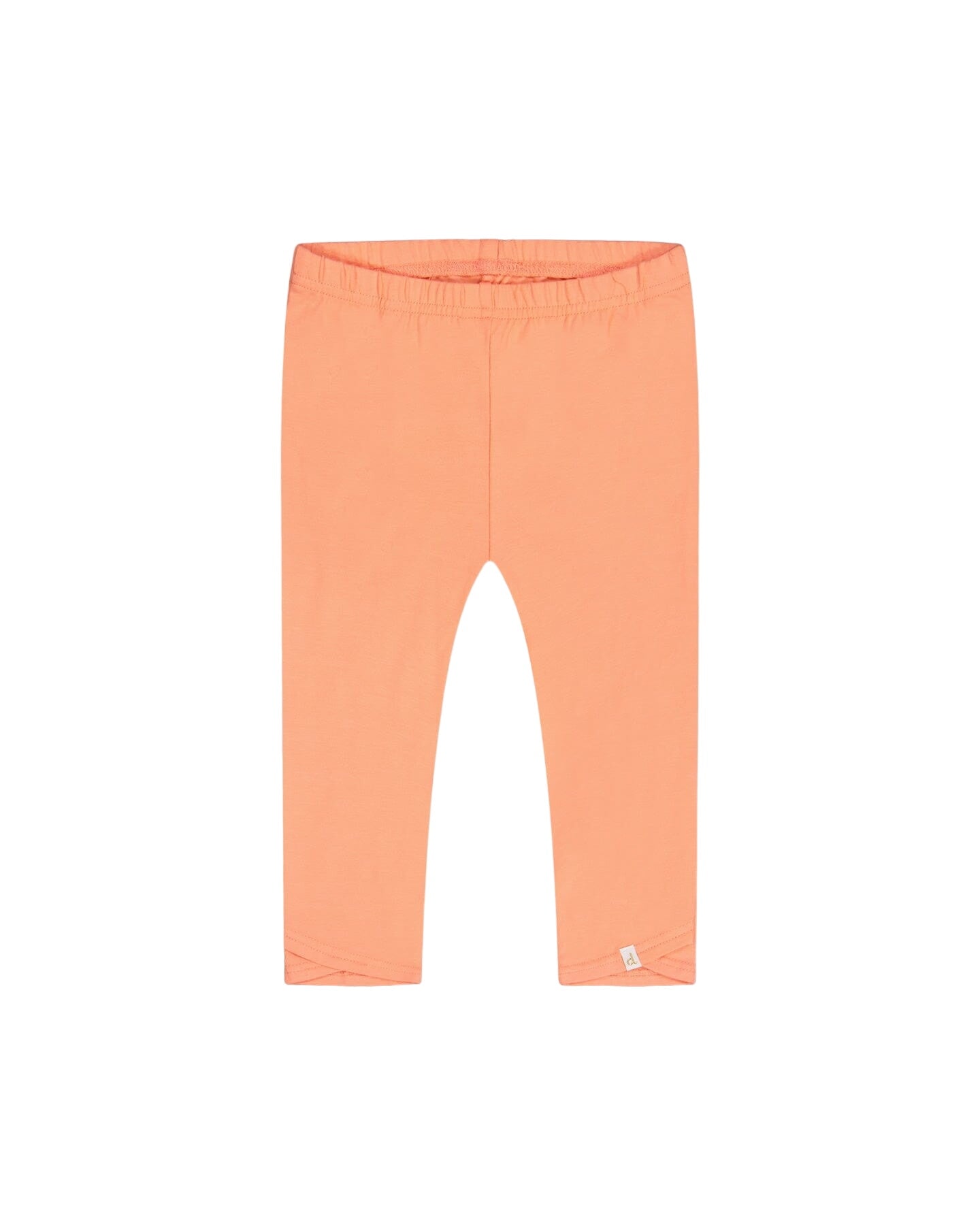 Organic Cotton Capri Legging Salmon Orange