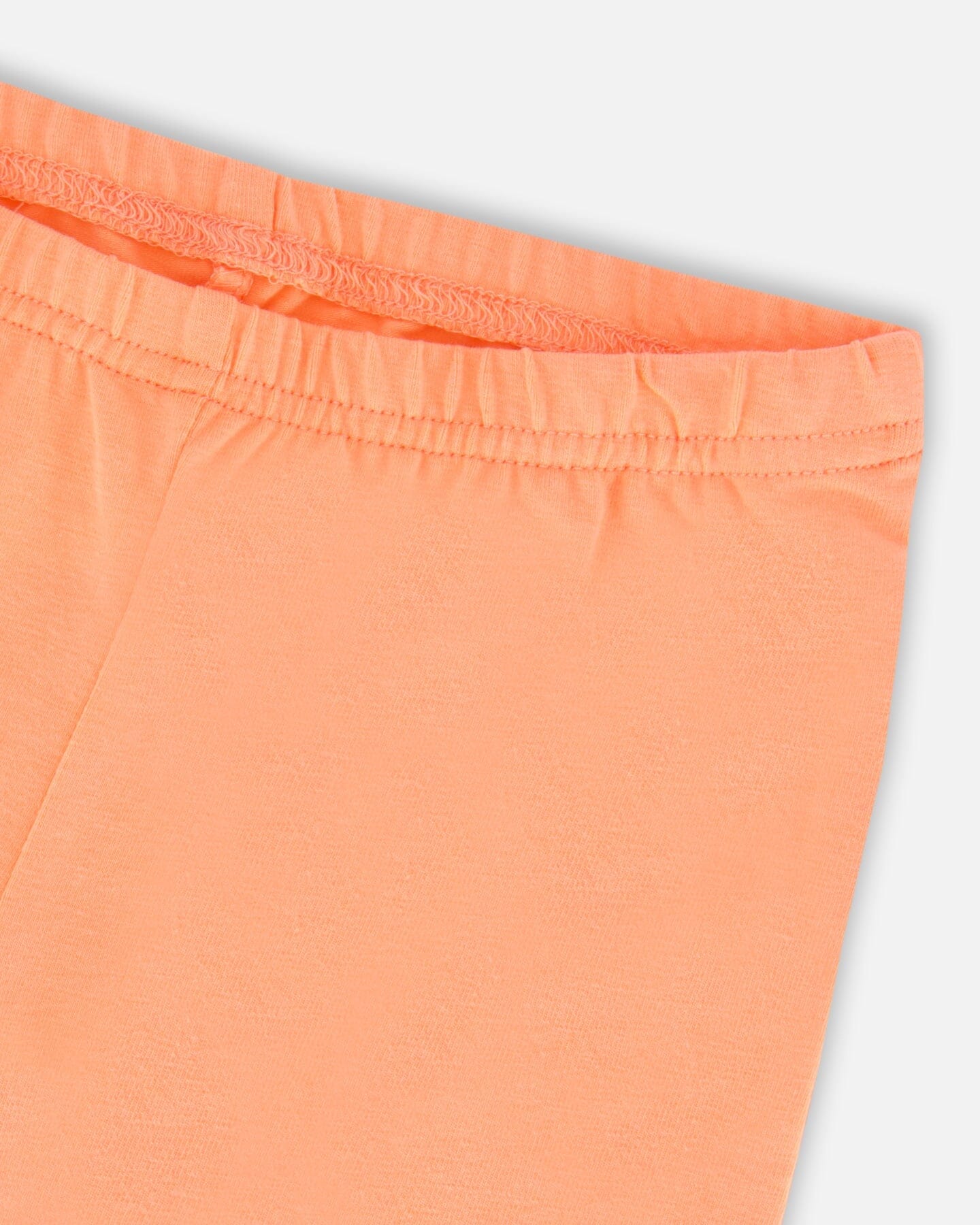 Organic Cotton Capri Legging Salmon Orange