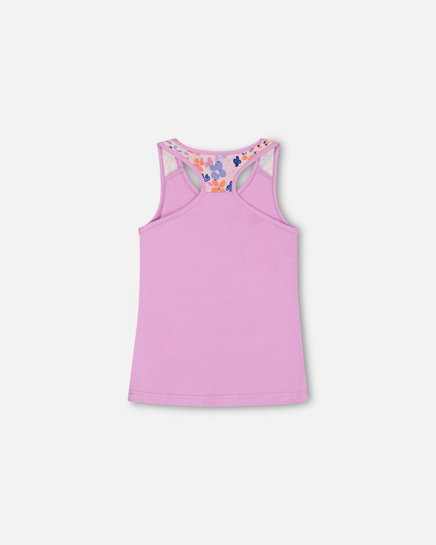 Organic Cotton Tank Top With Print Lavender