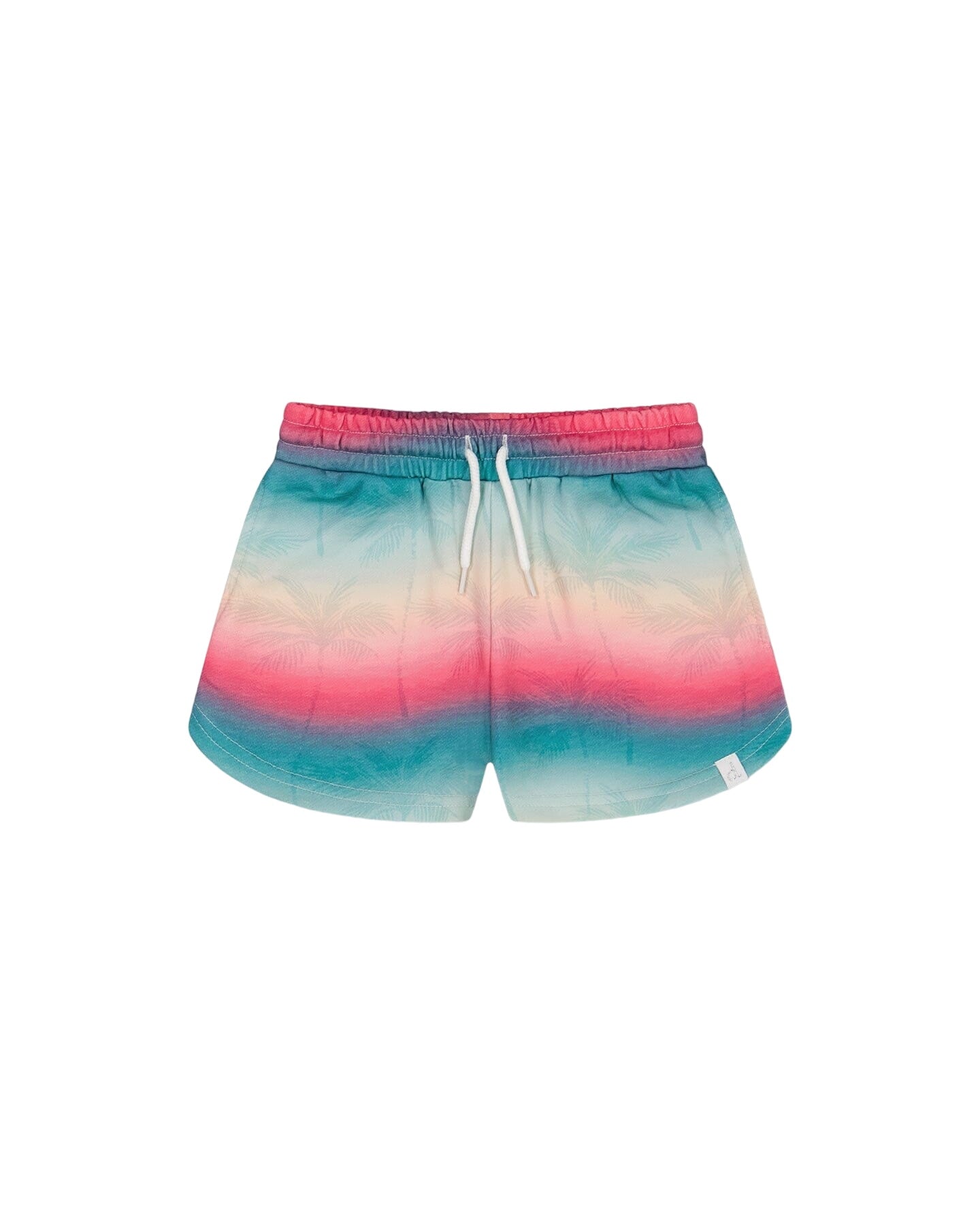 French Terry Short Printed Tie Dye Waves