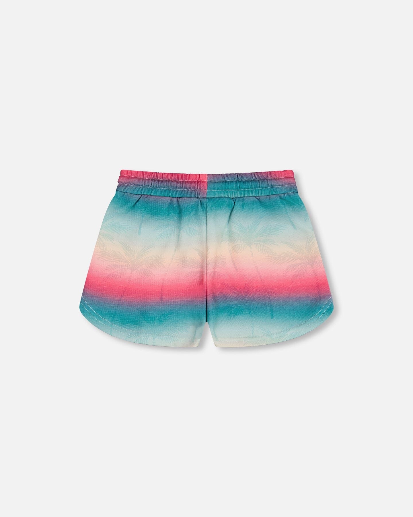 French Terry Short Printed Tie Dye Waves