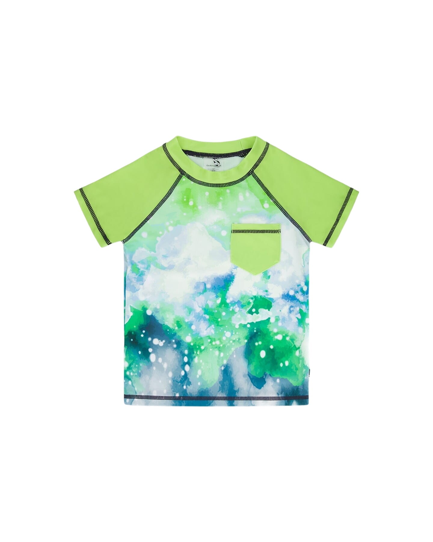 Short Sleeve Rashguard Green Glow