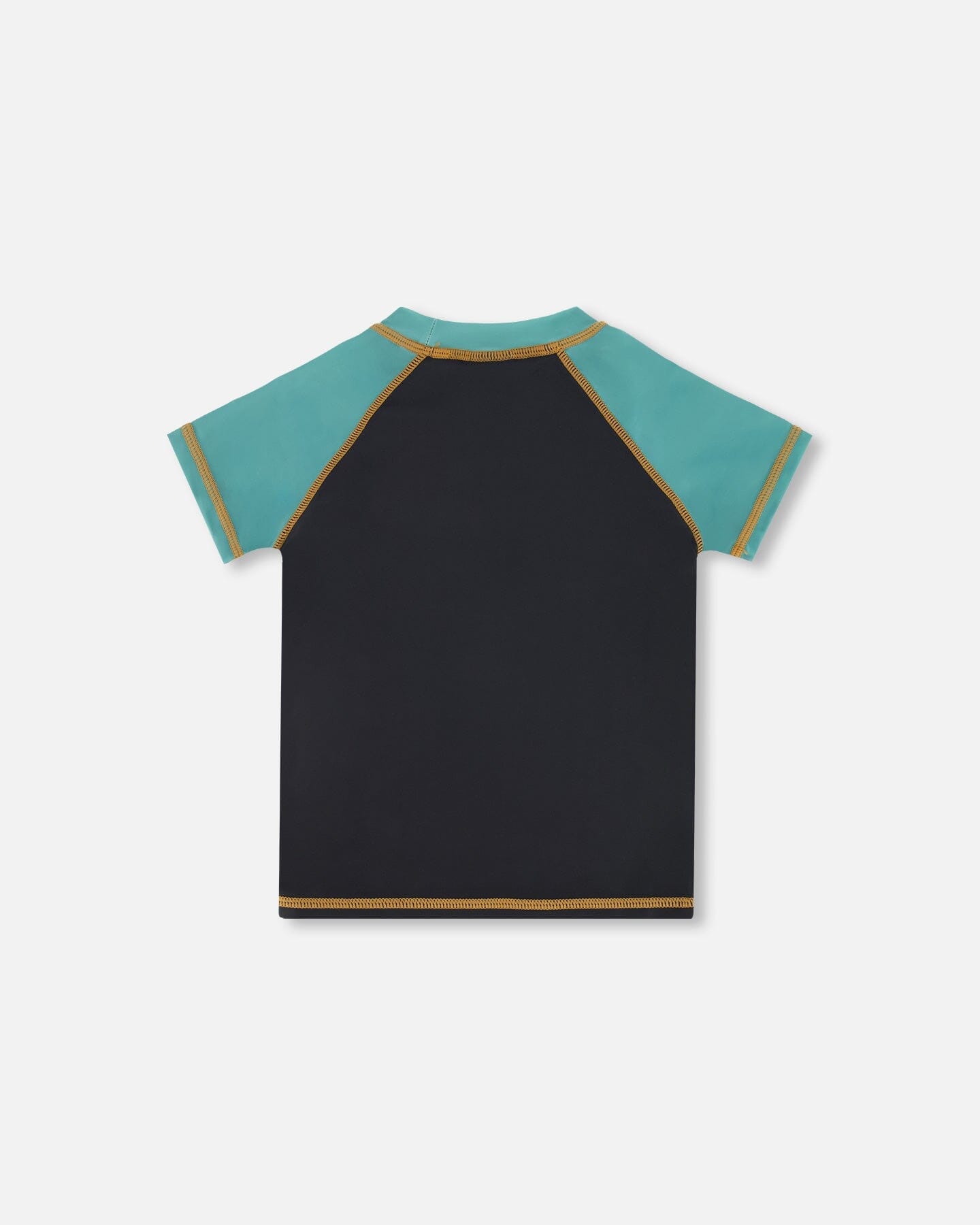 Short Sleeve Rashguard With Print Black