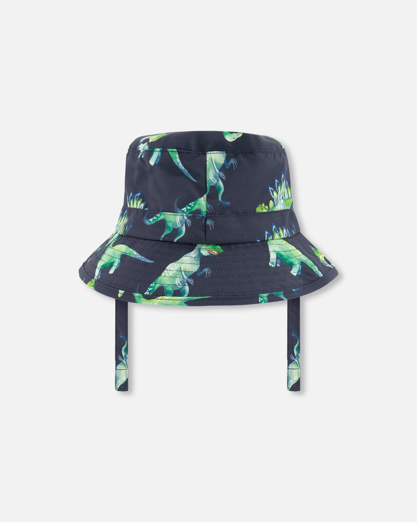 Beach Hat Grey Printed Dinosaurs