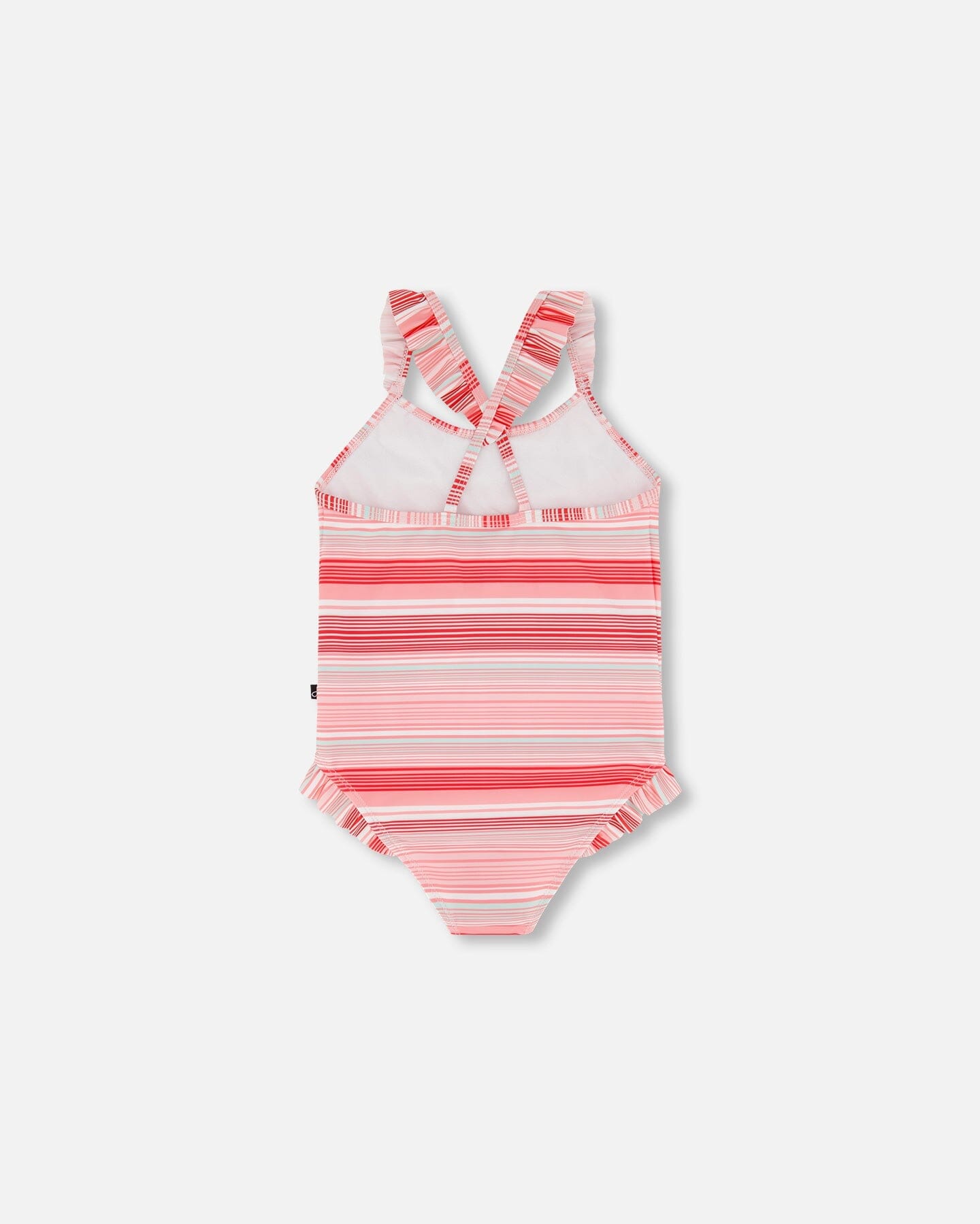 One Piece Swimsuit Multicolor Pink Stripe