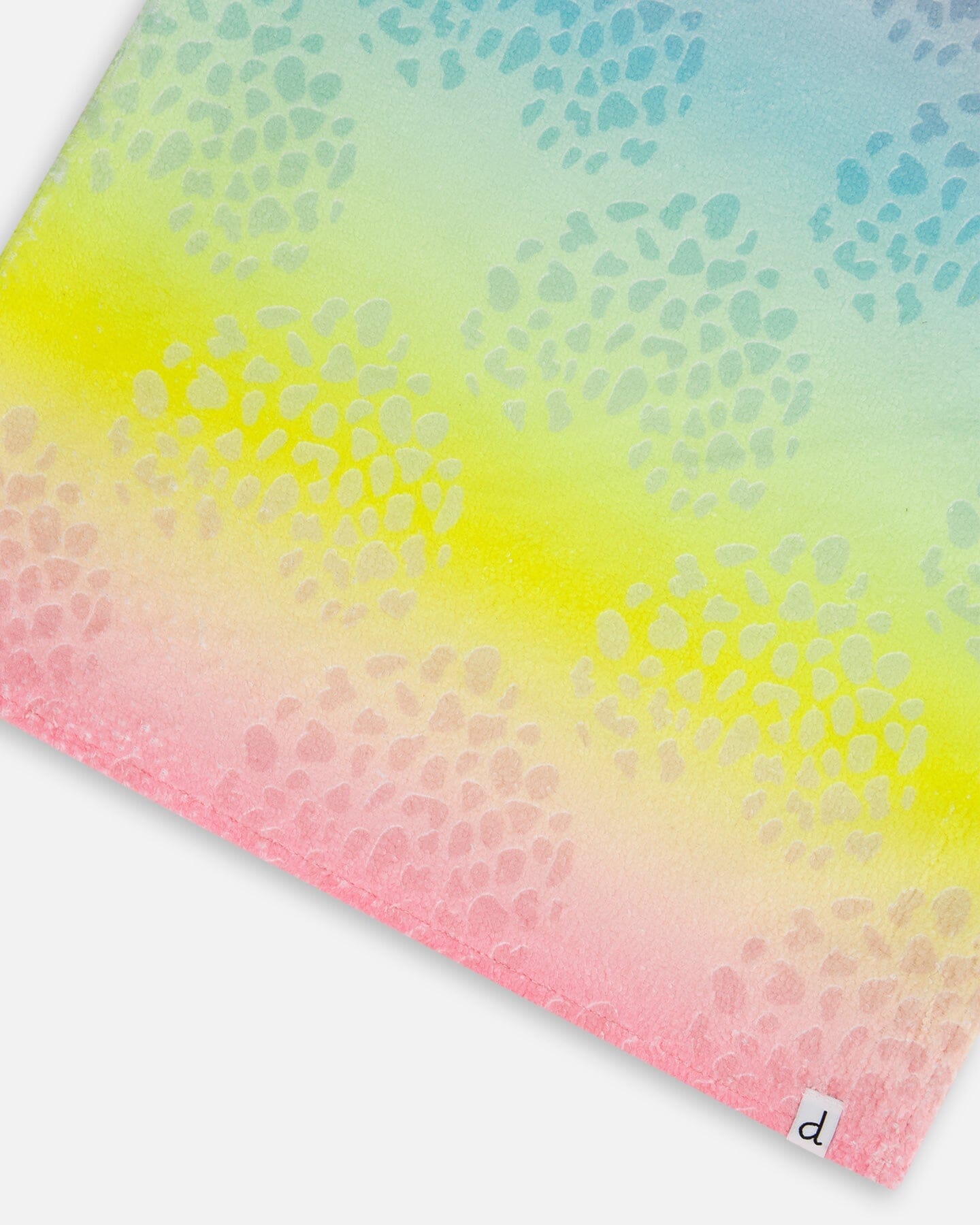 Beach Towel Printed Gradient Rainbow