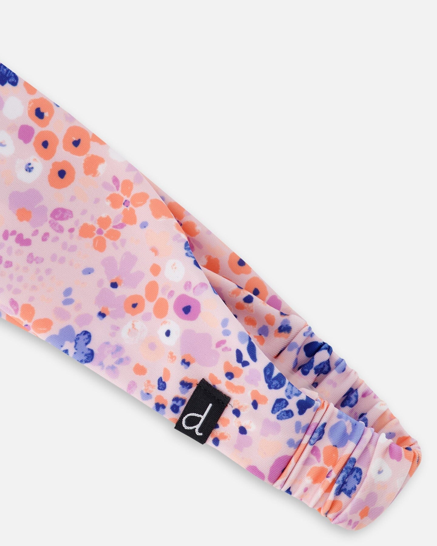 Swimwear Headband Lavender Printed Fields Flowers