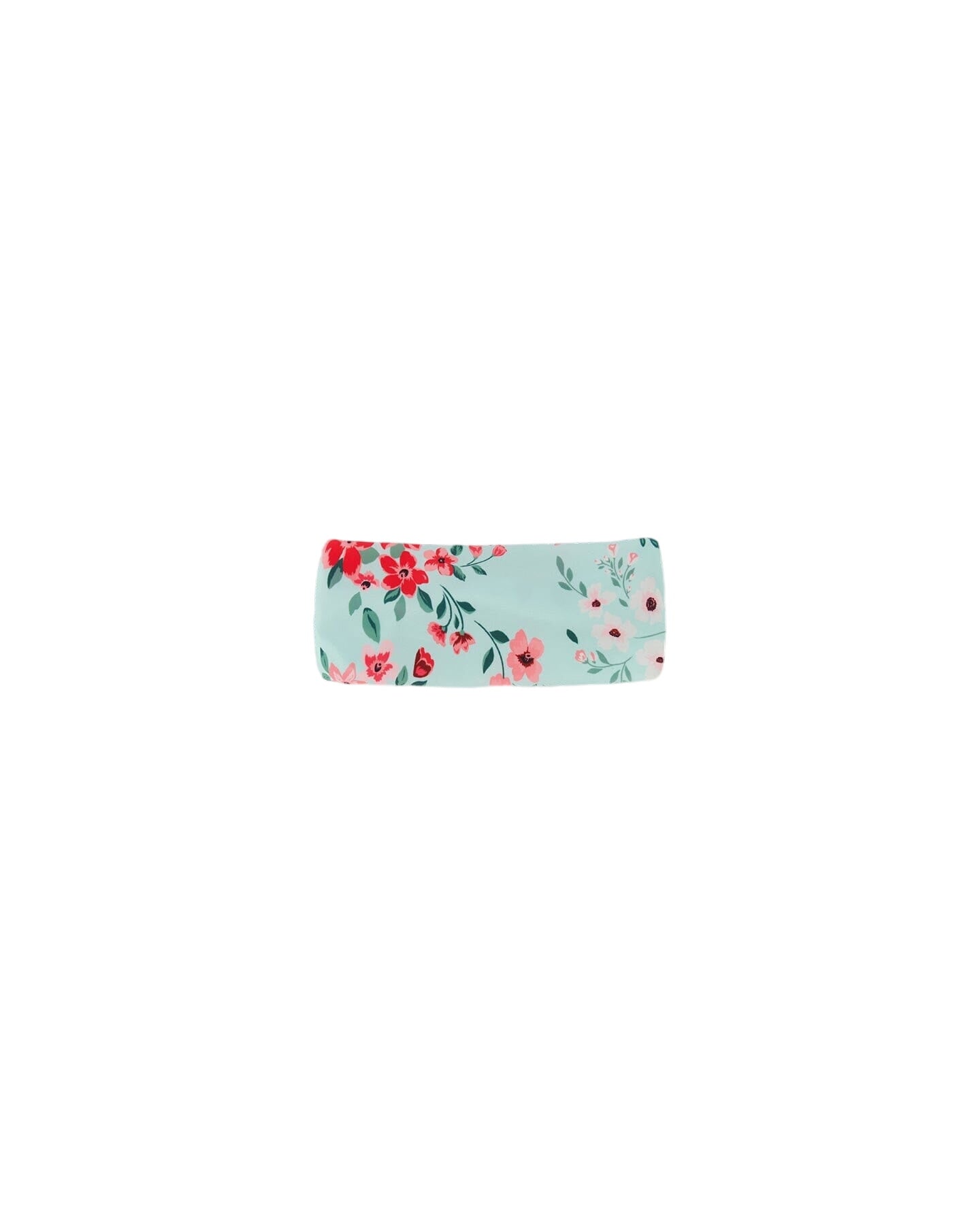 Swimwear Headband Light Blue Flower Print