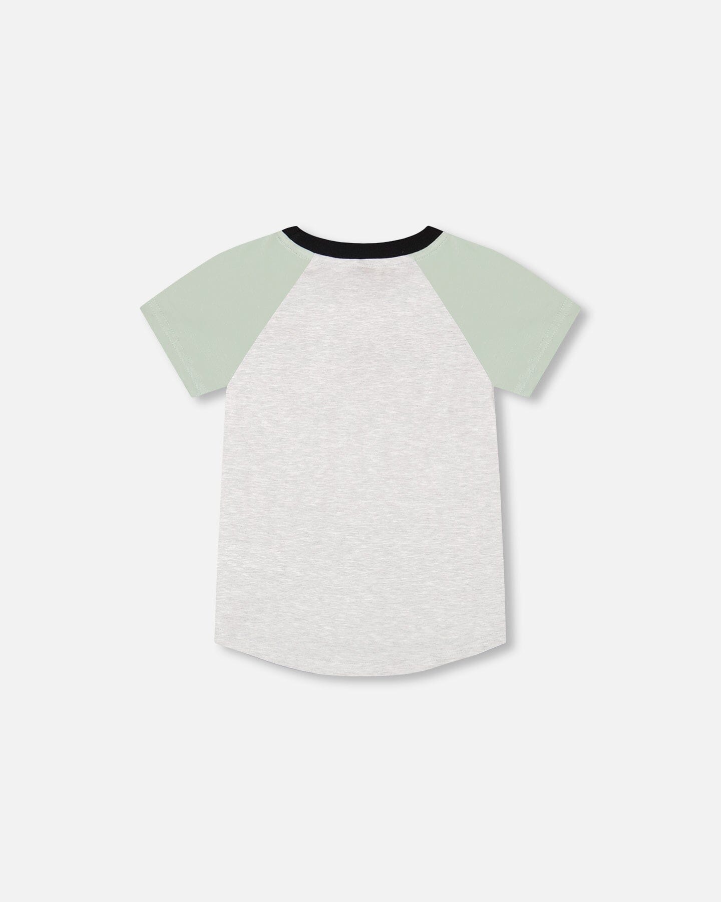 Organic Cotton Raglan T-shirt Oatmeal Mix