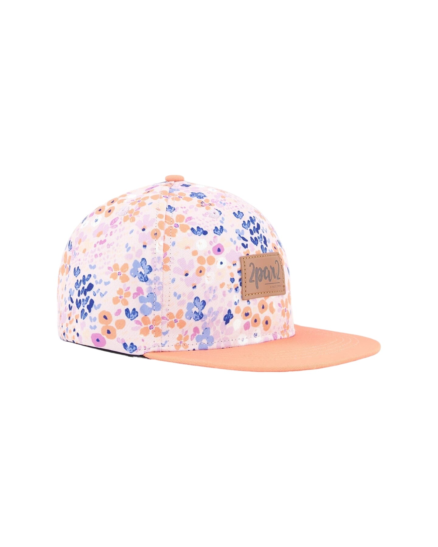 Cap Lavender Printed Fields Flowers