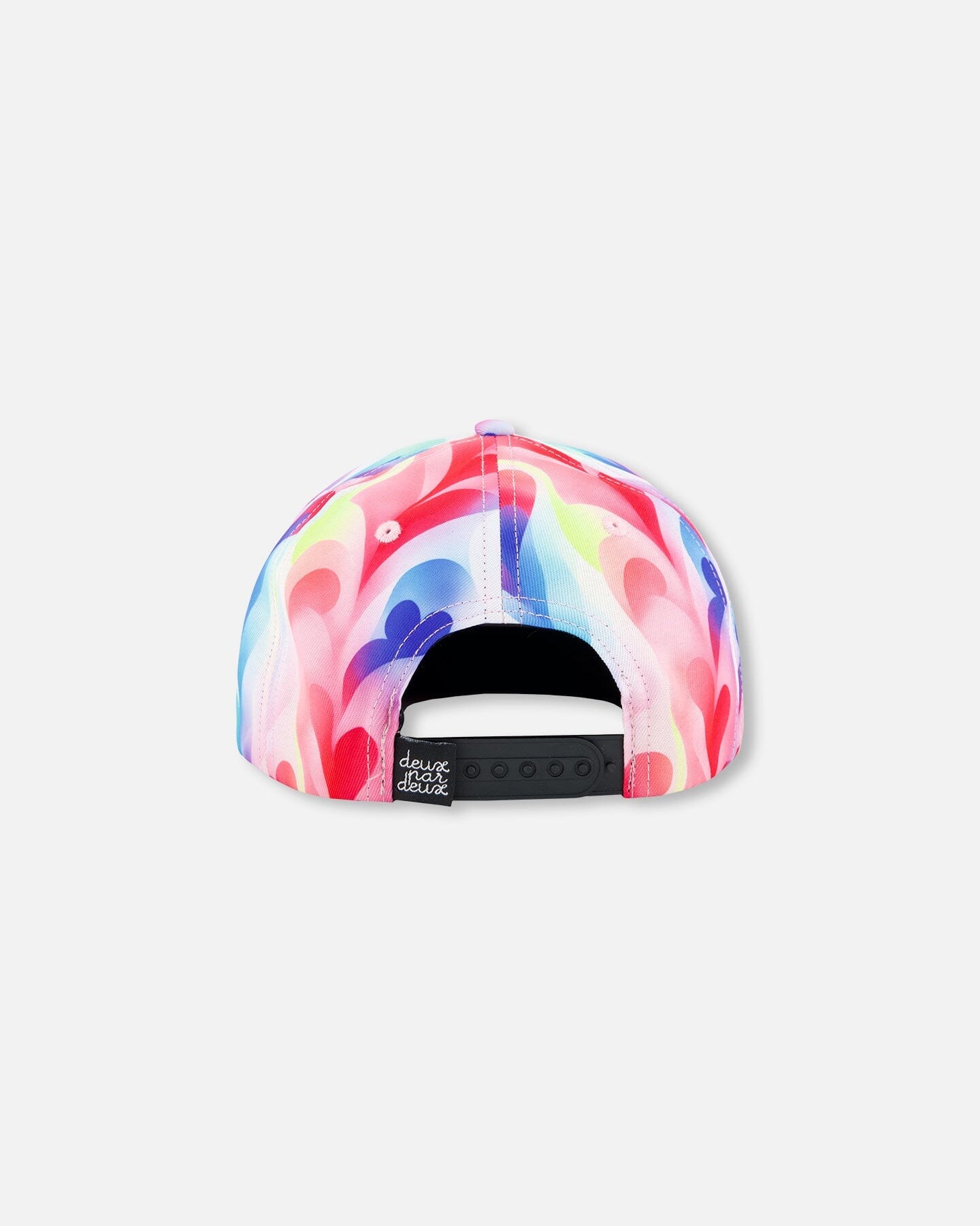 Cap Printed Rainbow Heart