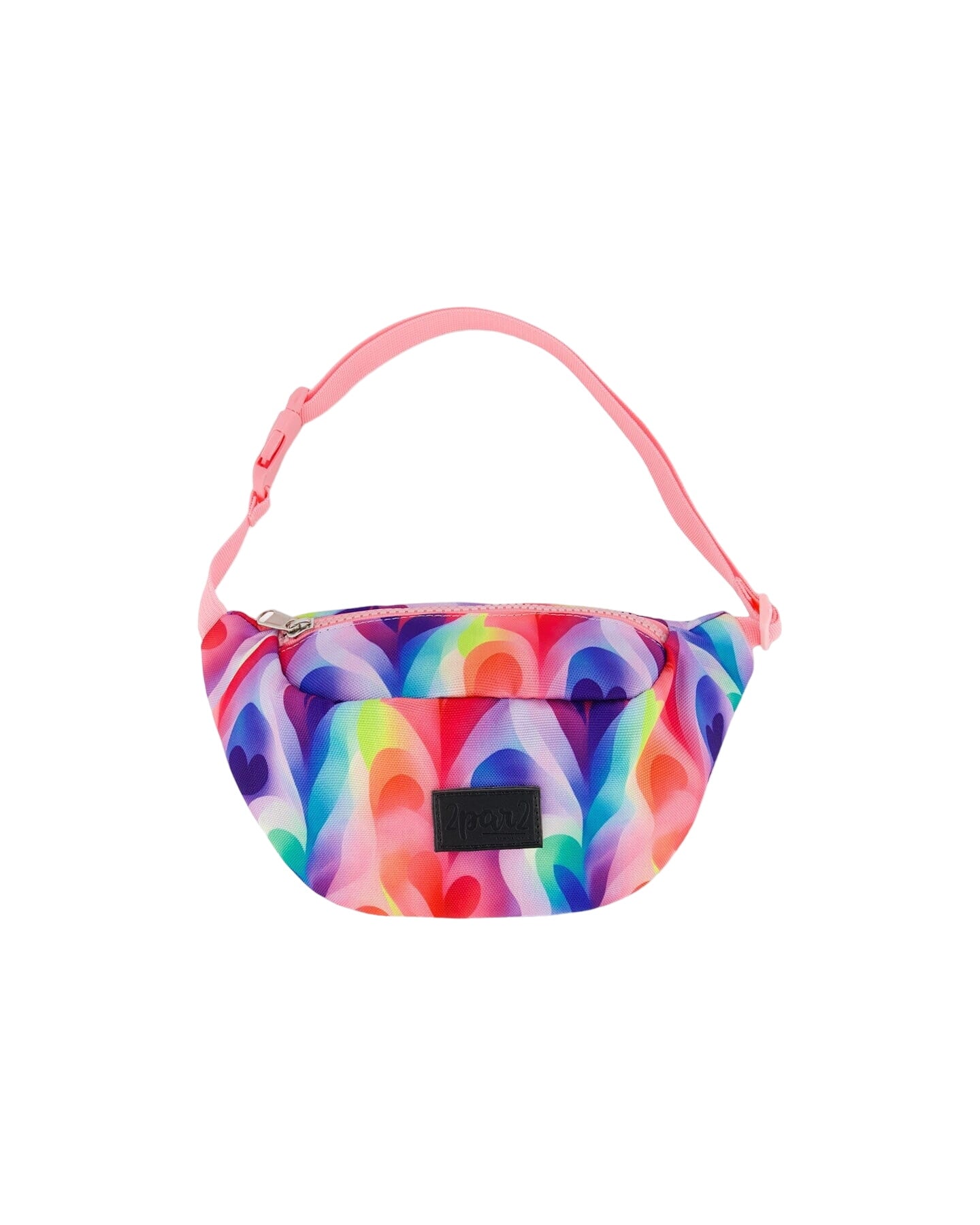 Fanny Bag Printed Rainbow Heart