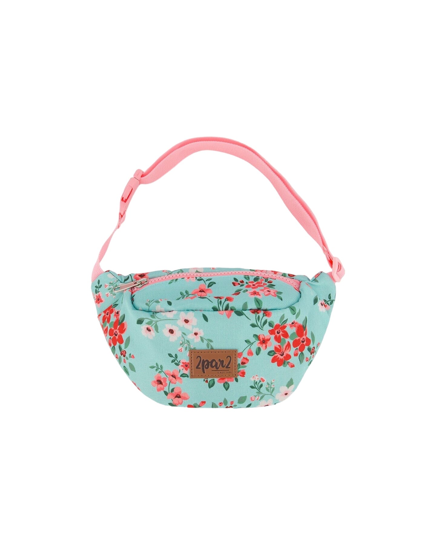 Fanny Bag Light Blue Flower Print